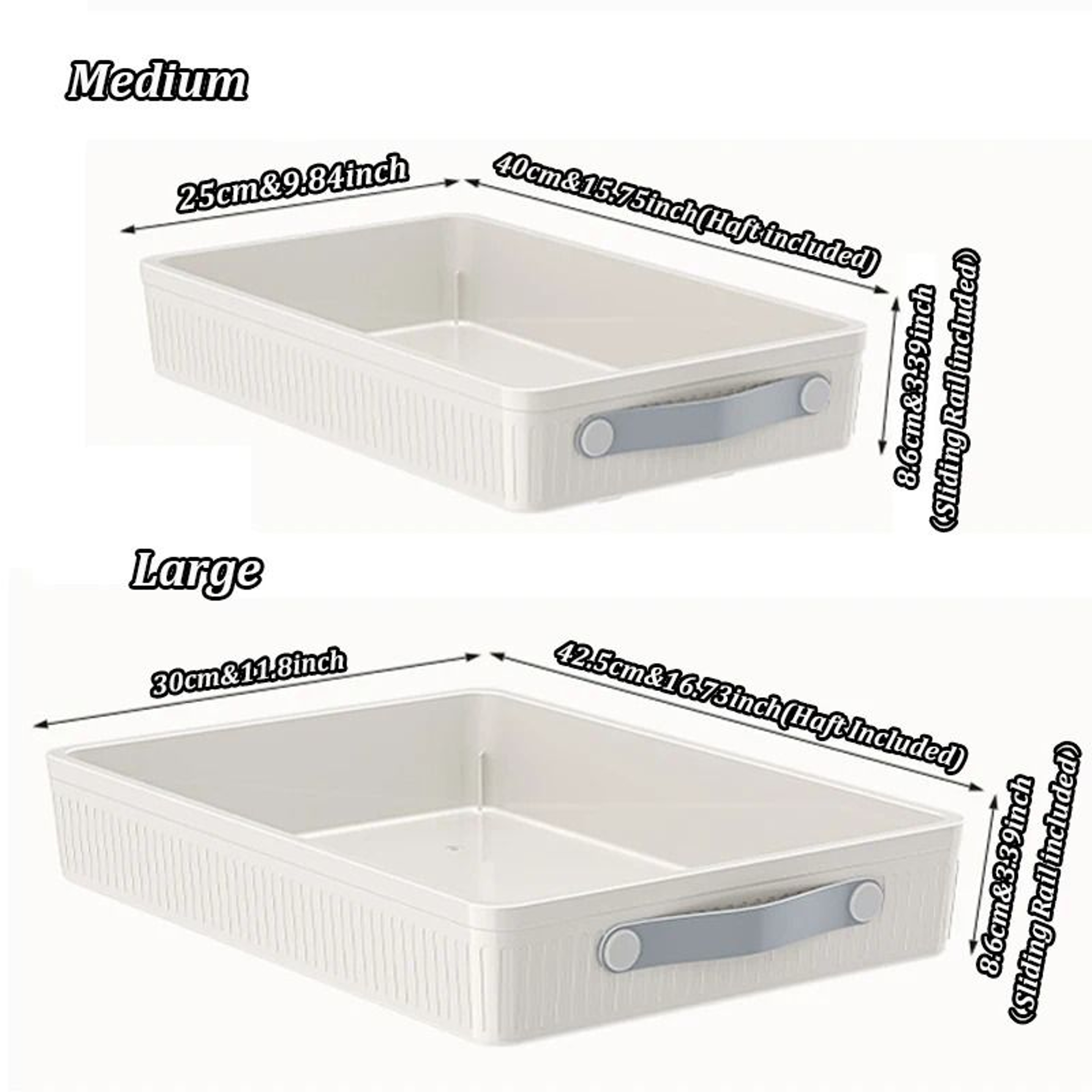 HeavyDuty PullOut Cabinet Sliding Organizer Drawer With Smooth Guide Rails 5