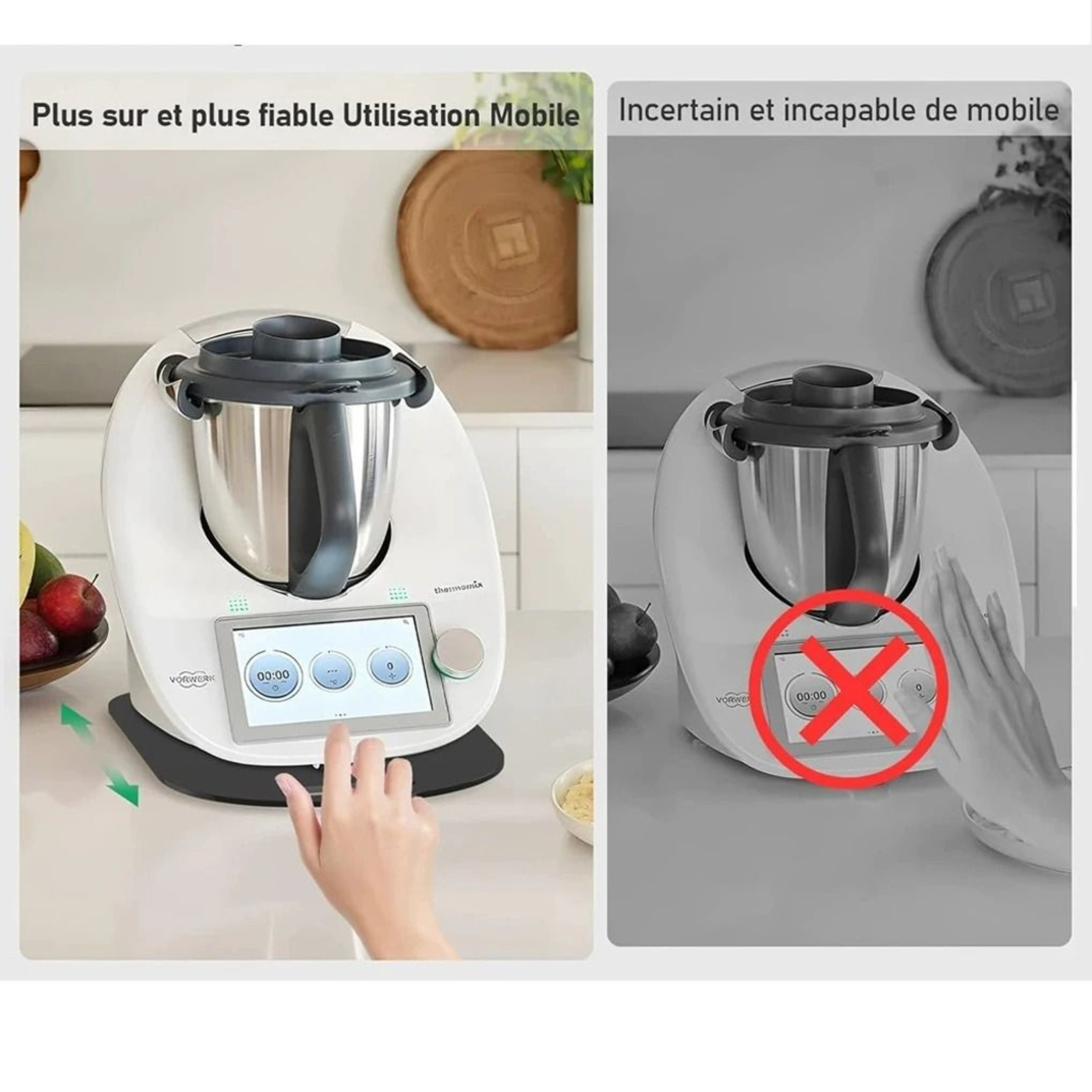 Thermomix TM5 TM6 Appliance Sliding Base  Countertop Acrylic Tray 5