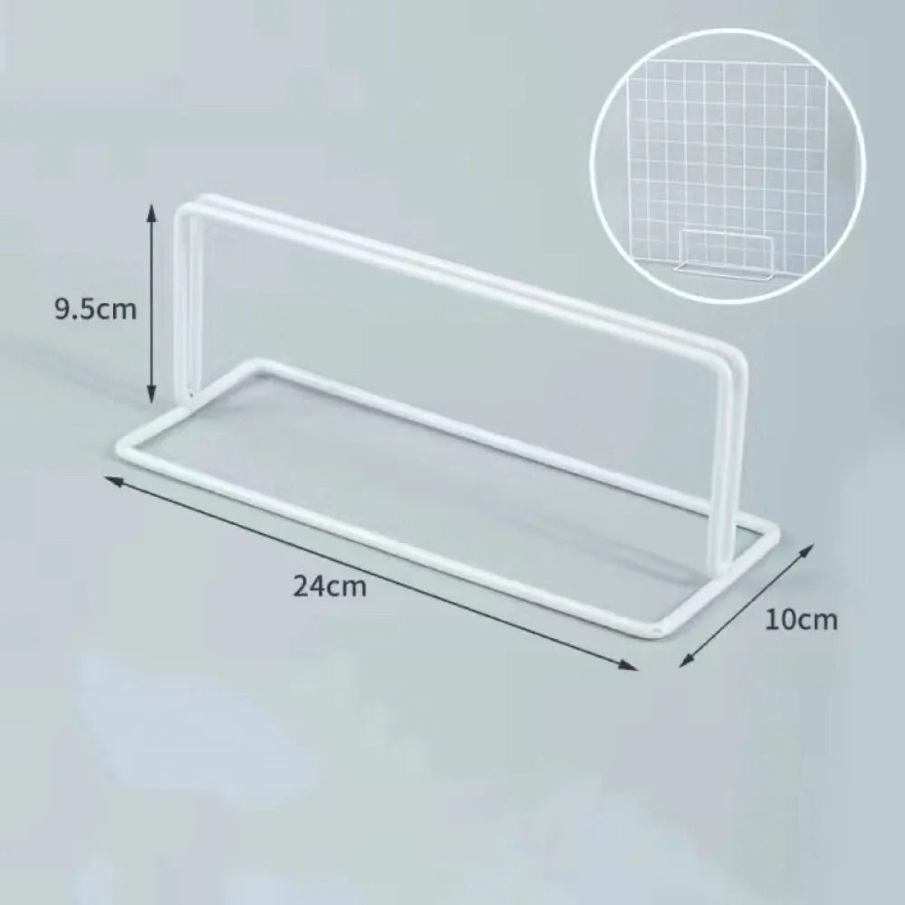 Modern Metal Grid Panel Display Brackets  Desktop Stands 10