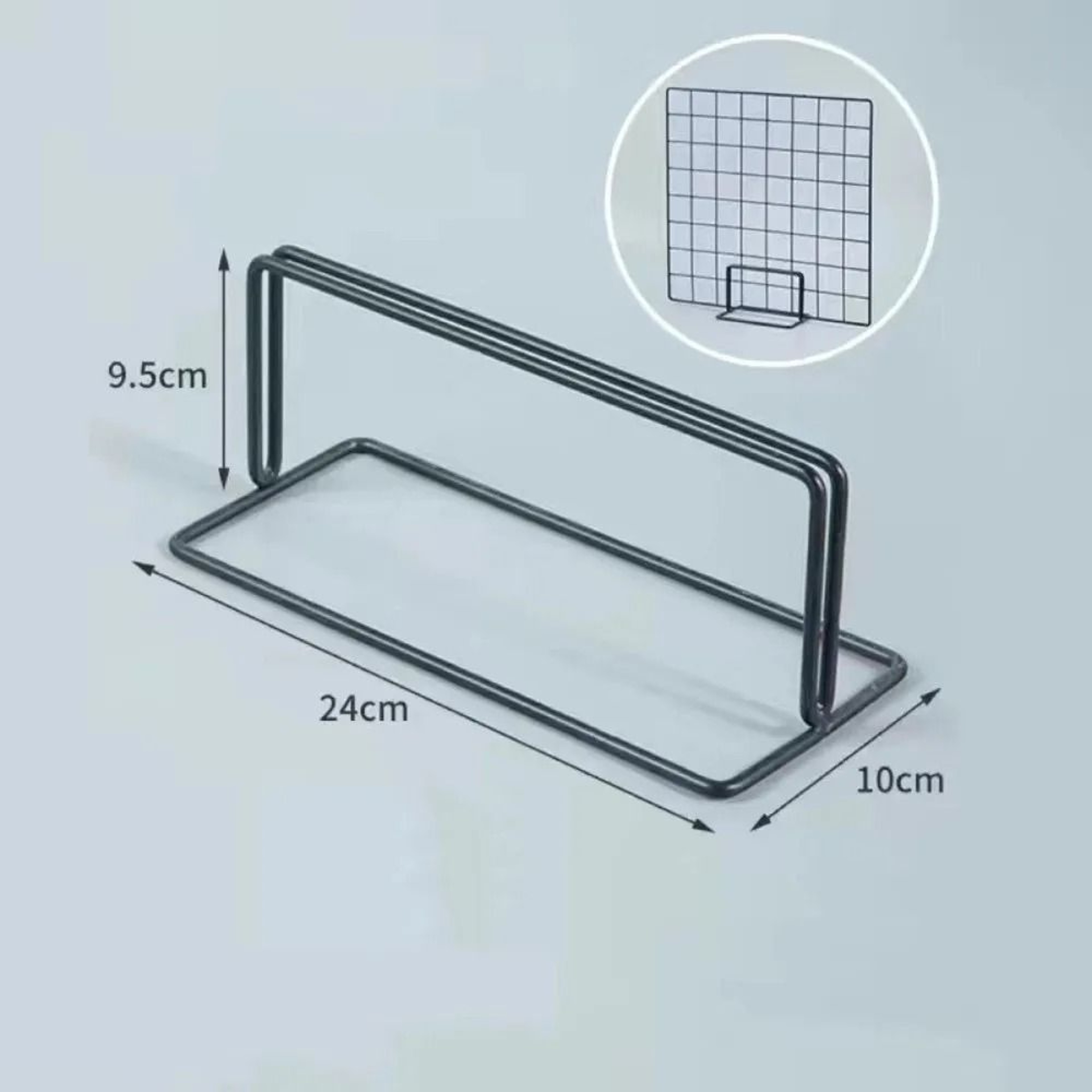 Modern Metal Grid Panel Display Brackets  Desktop Stands 11