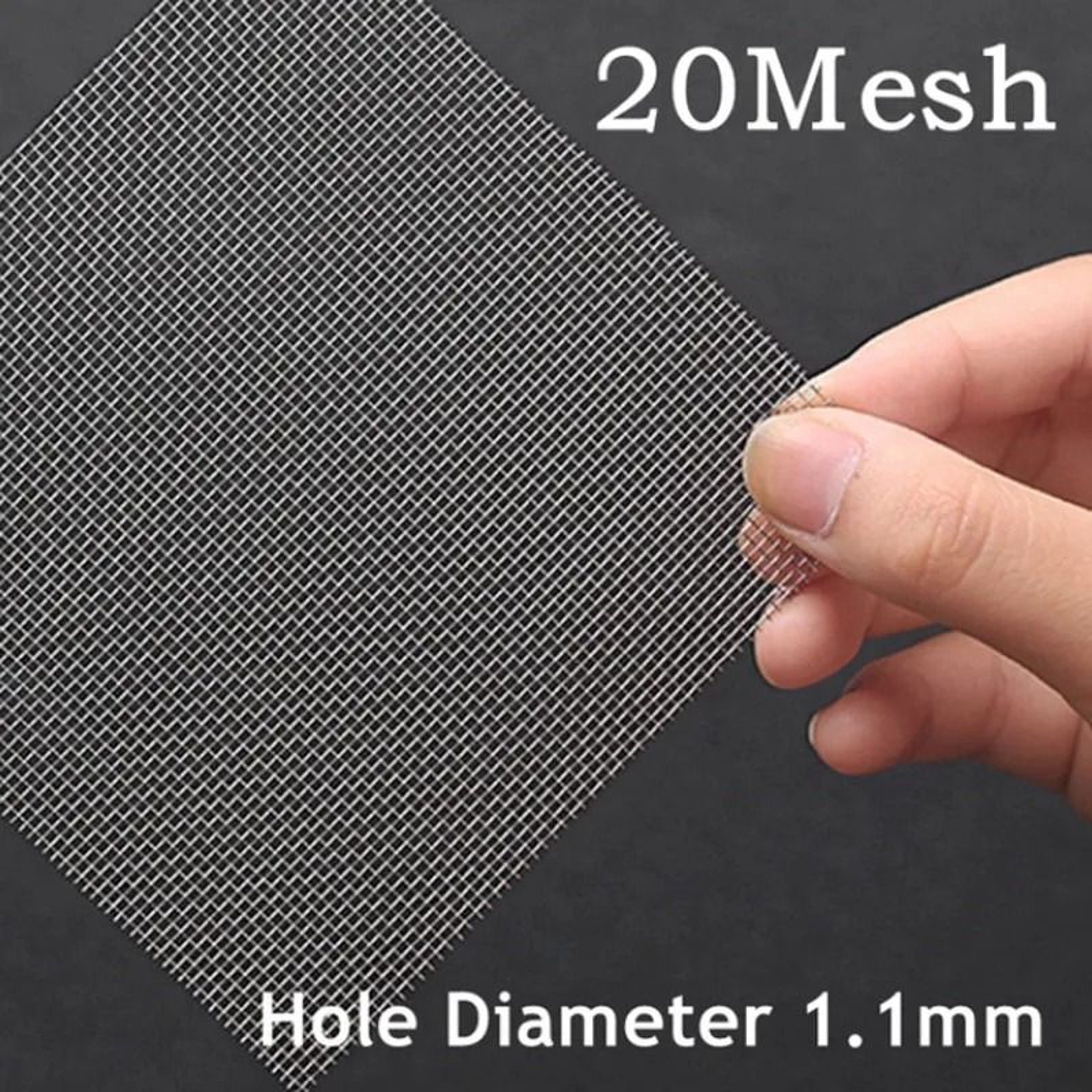 304 Stainless Steel Industrial Filter Mesh  Sieve Screen 30x30 Cm 10