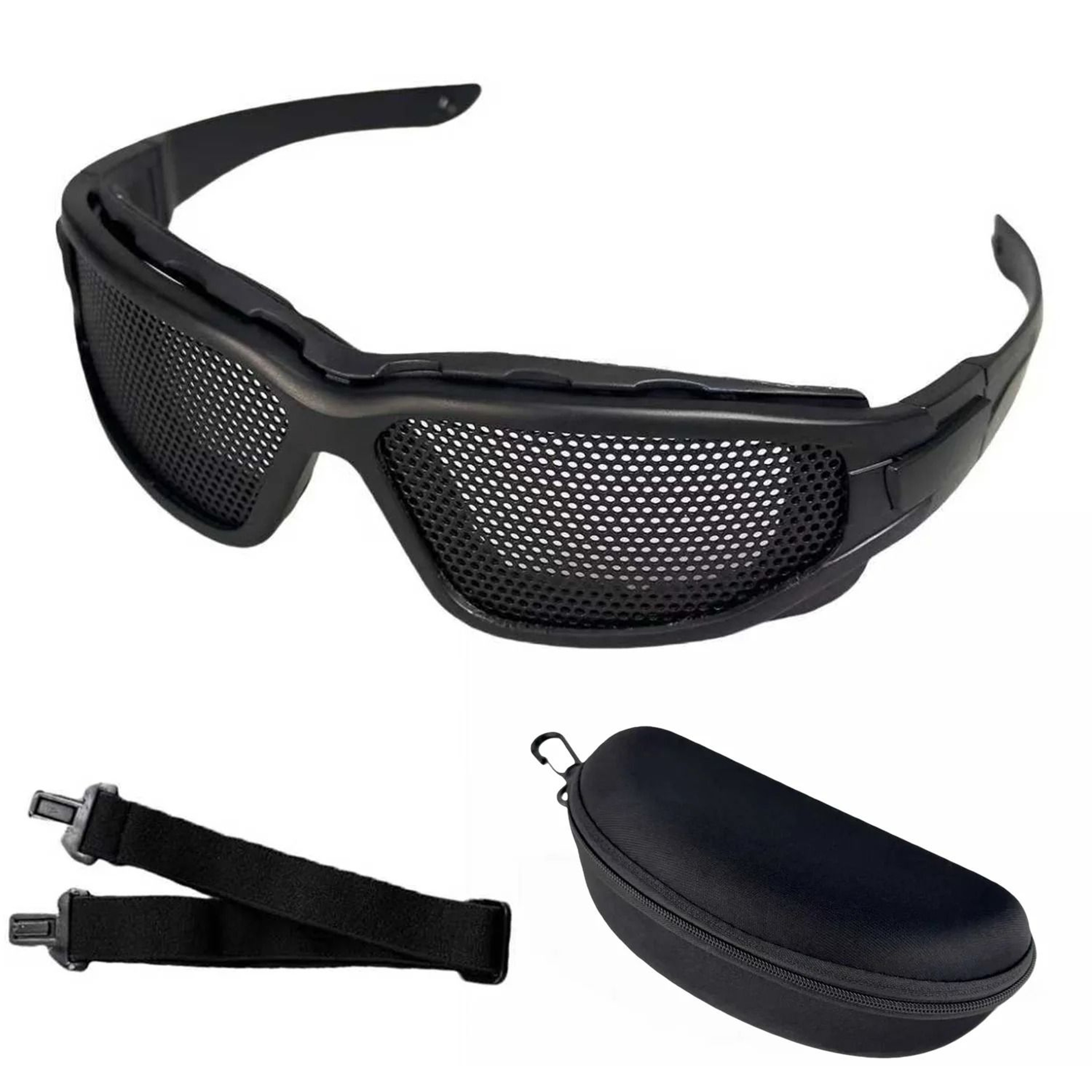 Tactical Military Steel Mesh Protective Goggles 5