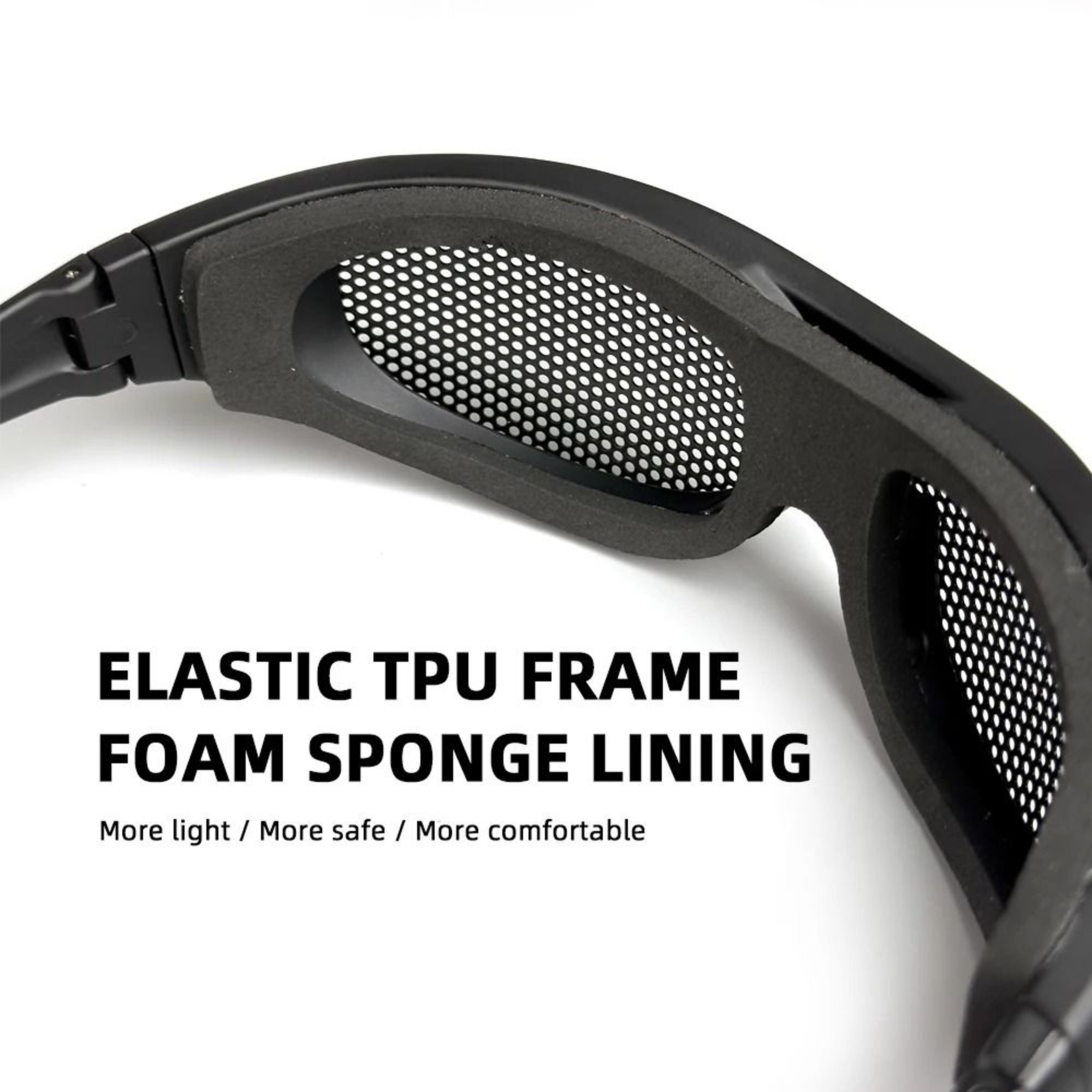 Tactical Hunting Steel Mesh Protective Goggles 2