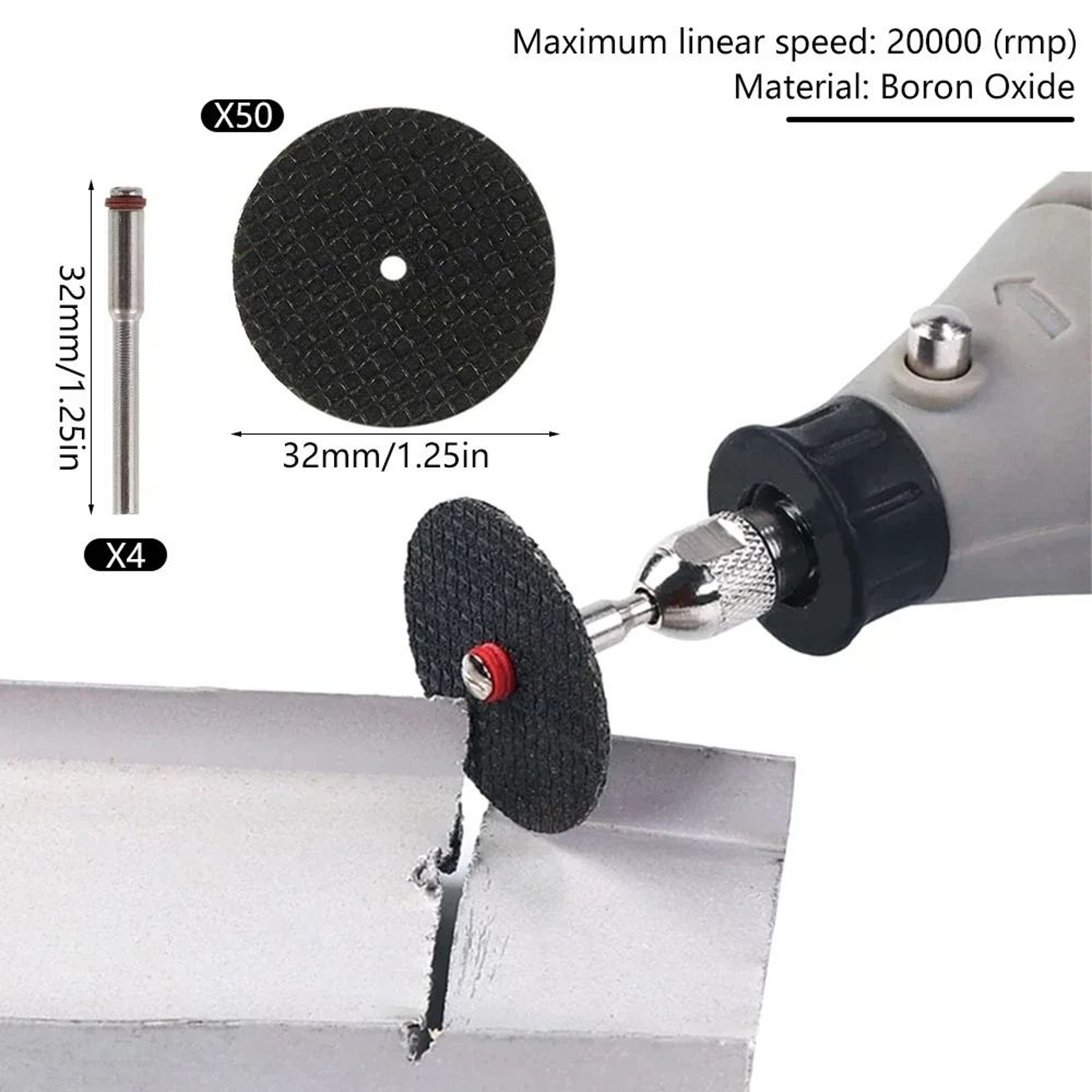 54Piece Abrasive Cutting Disc Set 3