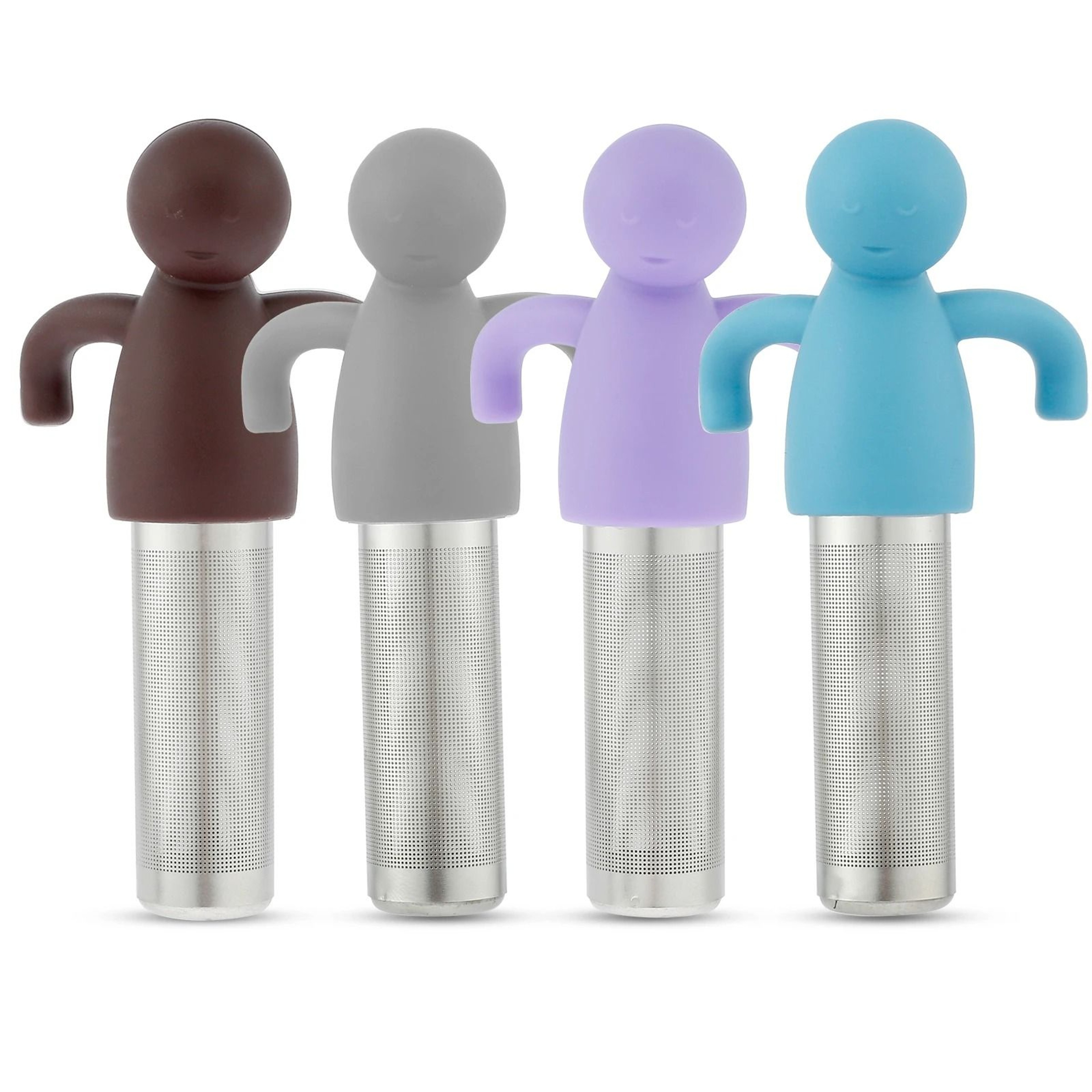 4Piece UltraFine Mesh Stainless Steel Tea Infuser Set 7