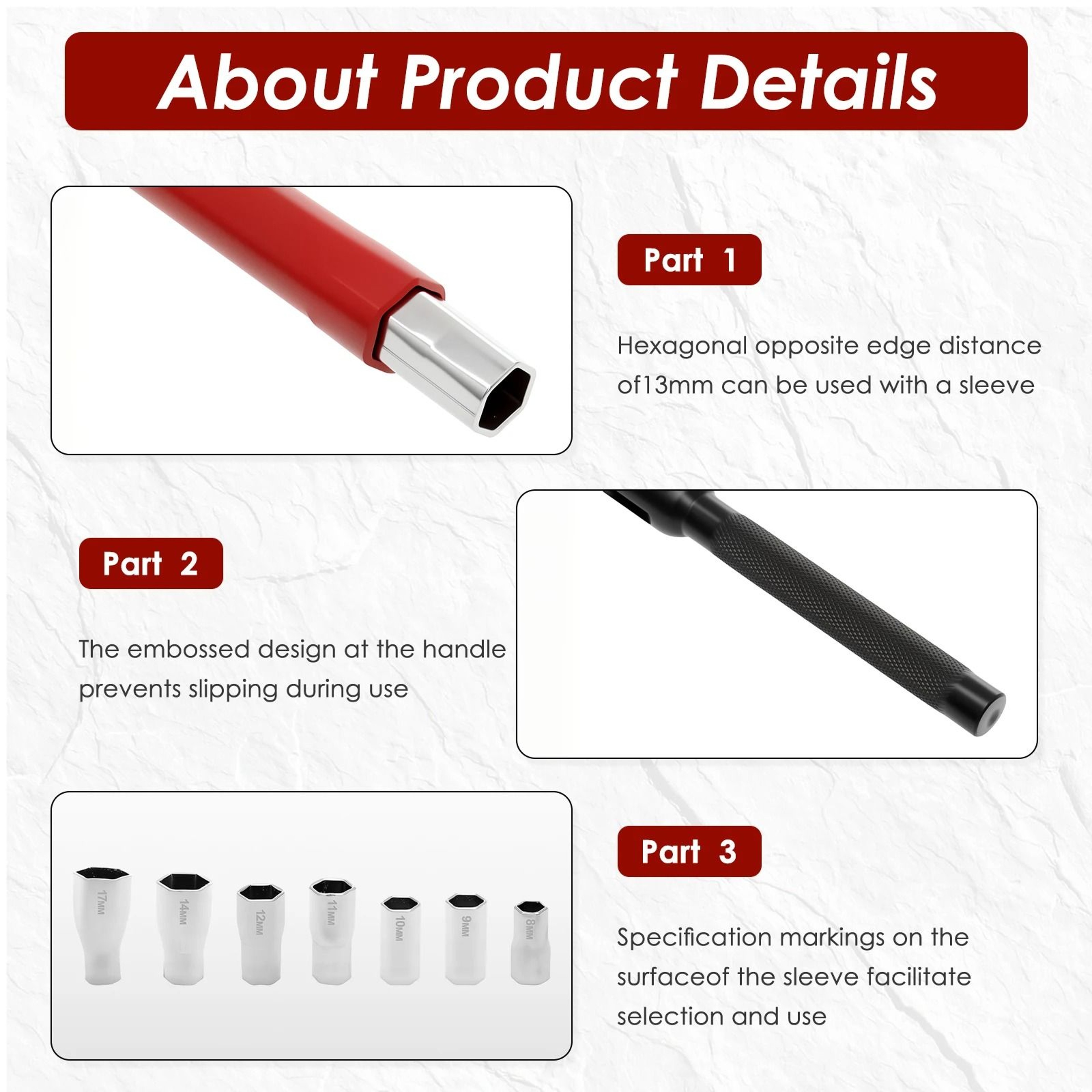 Carbon Steel Sink Faucet  Tap Installation Wrench Tool 2