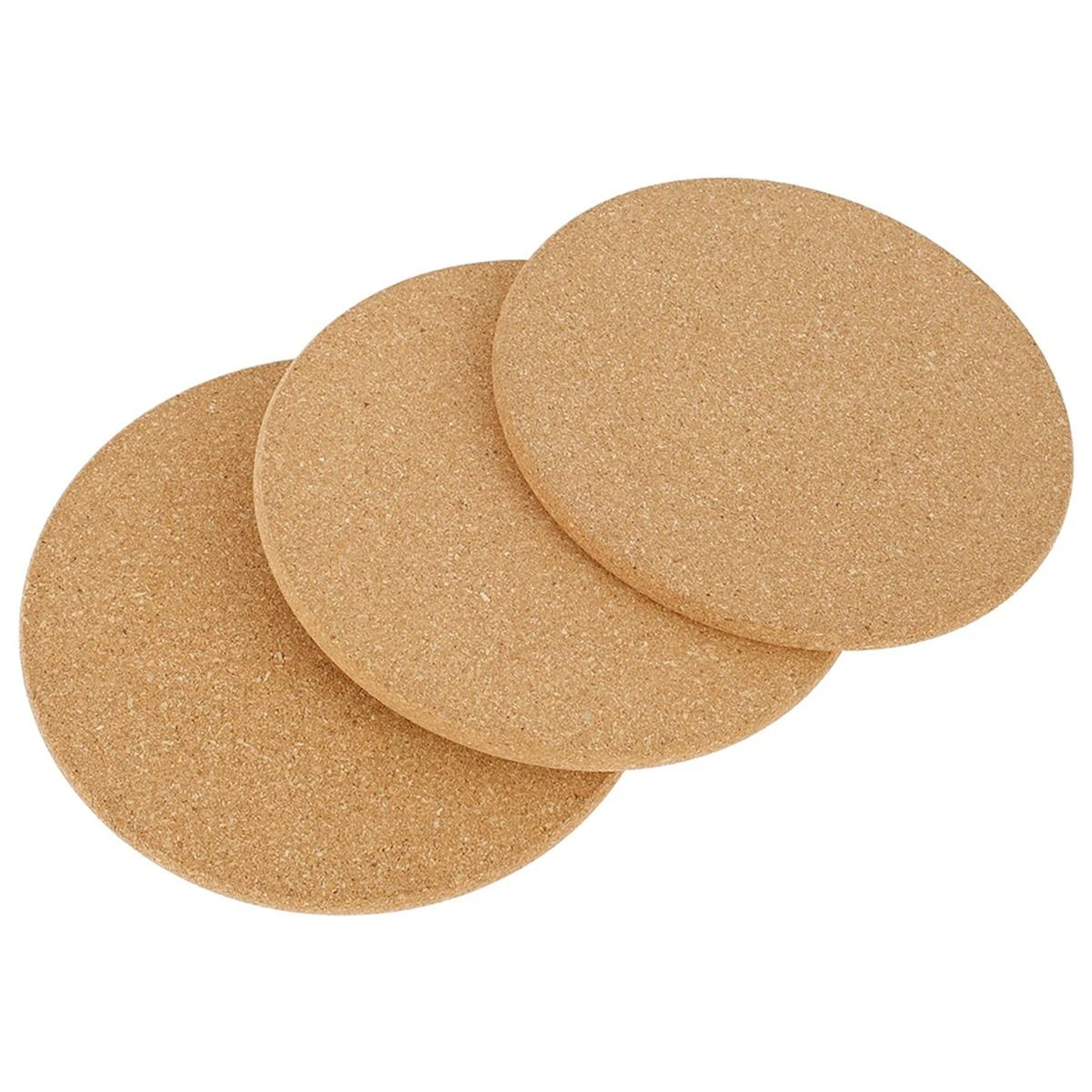 Premium Round Cork HeatResistant Pot Mat  Worktop Saver 6