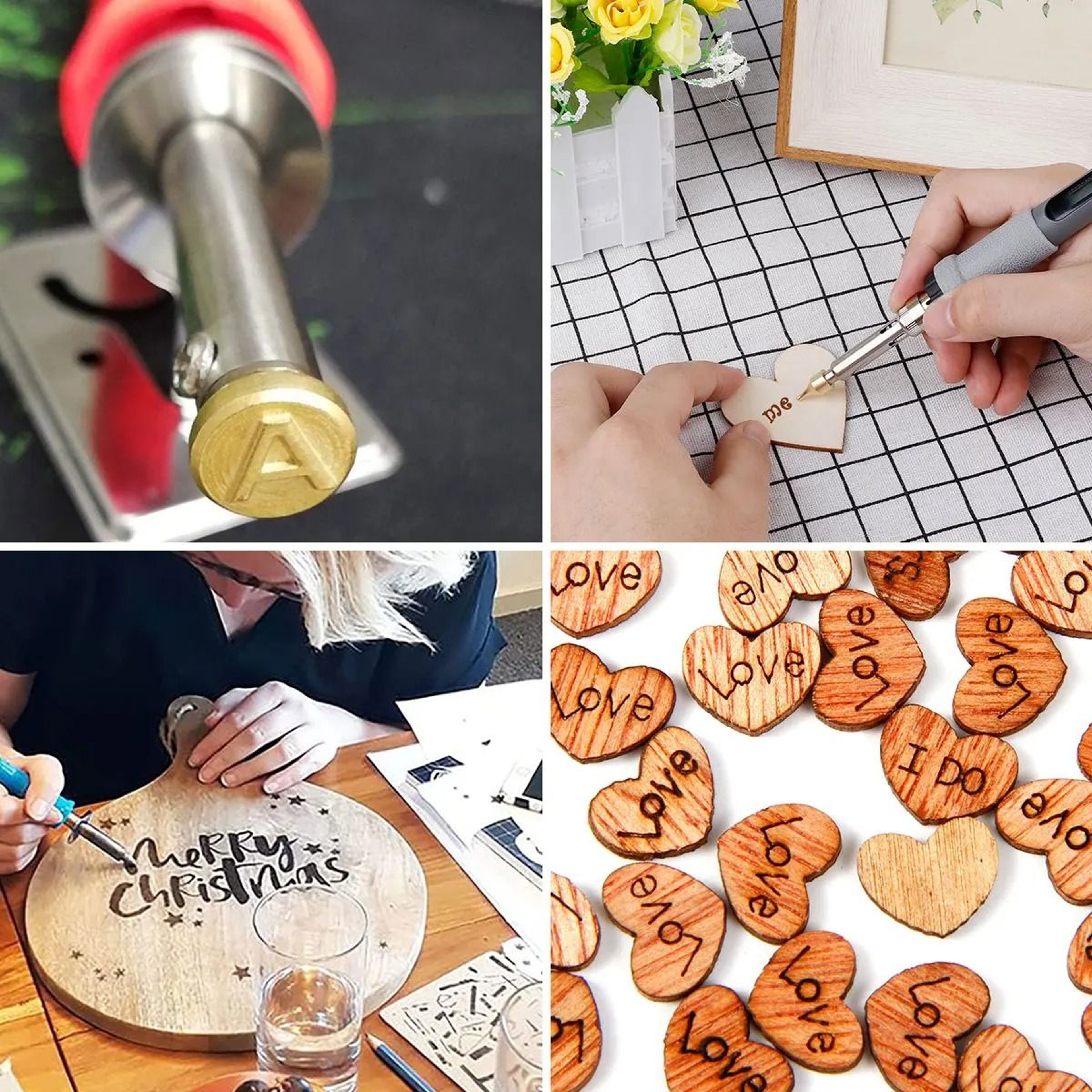 28Piece Copper Alphabet Wood Burning Tips  Branding Set 3