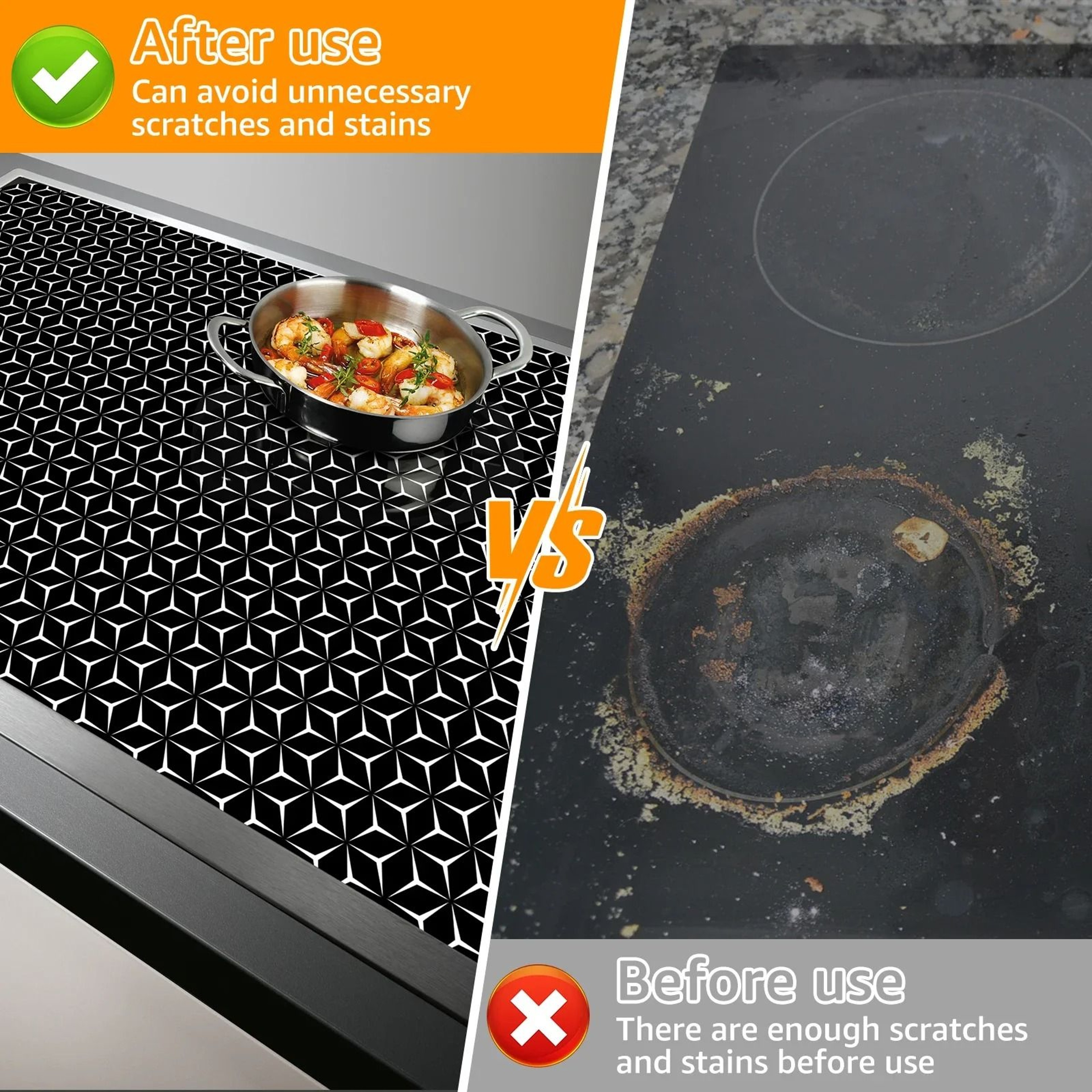 Silicone Induction Cooktop Protector Mat 3