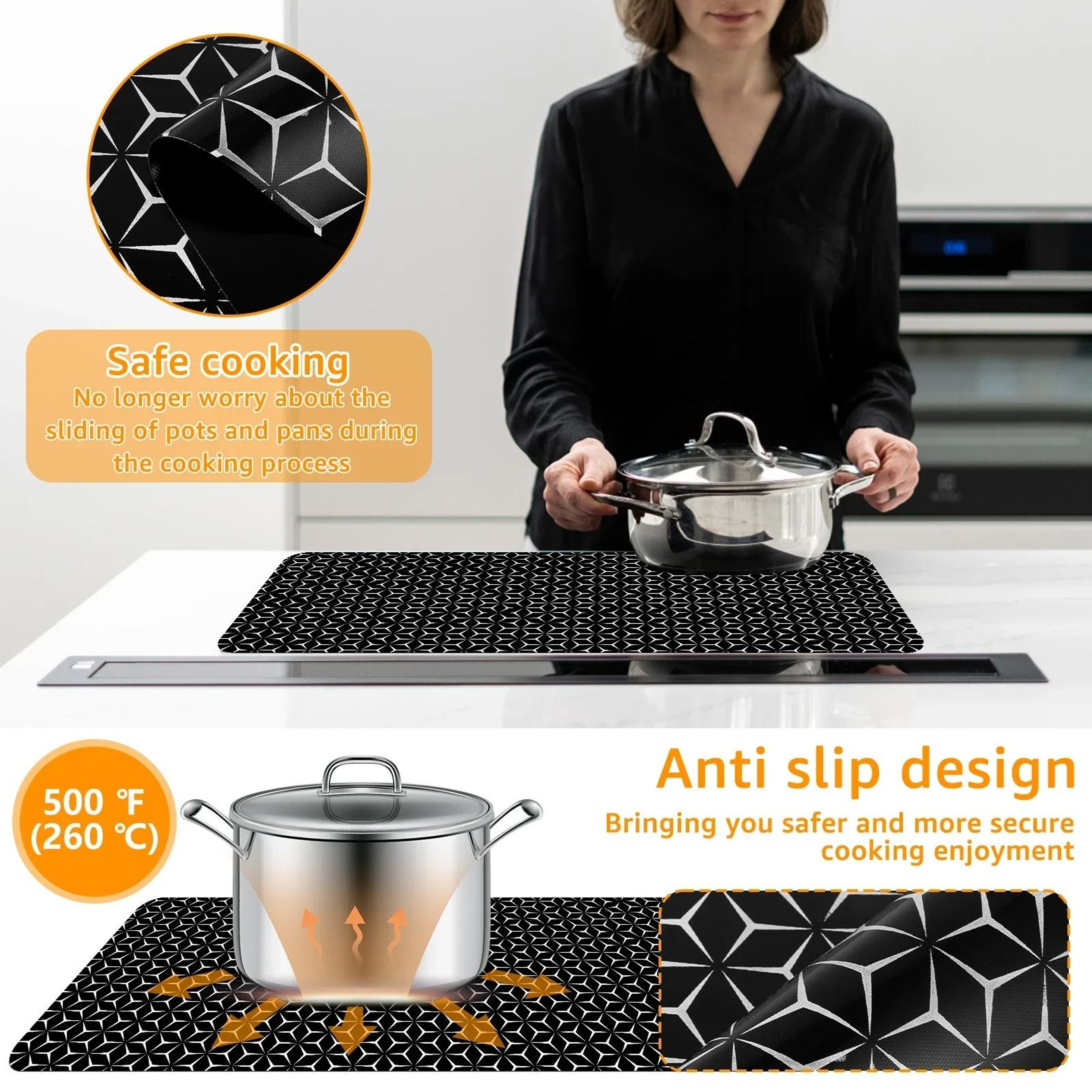 Silicone Induction Cooktop Protector Mat 5