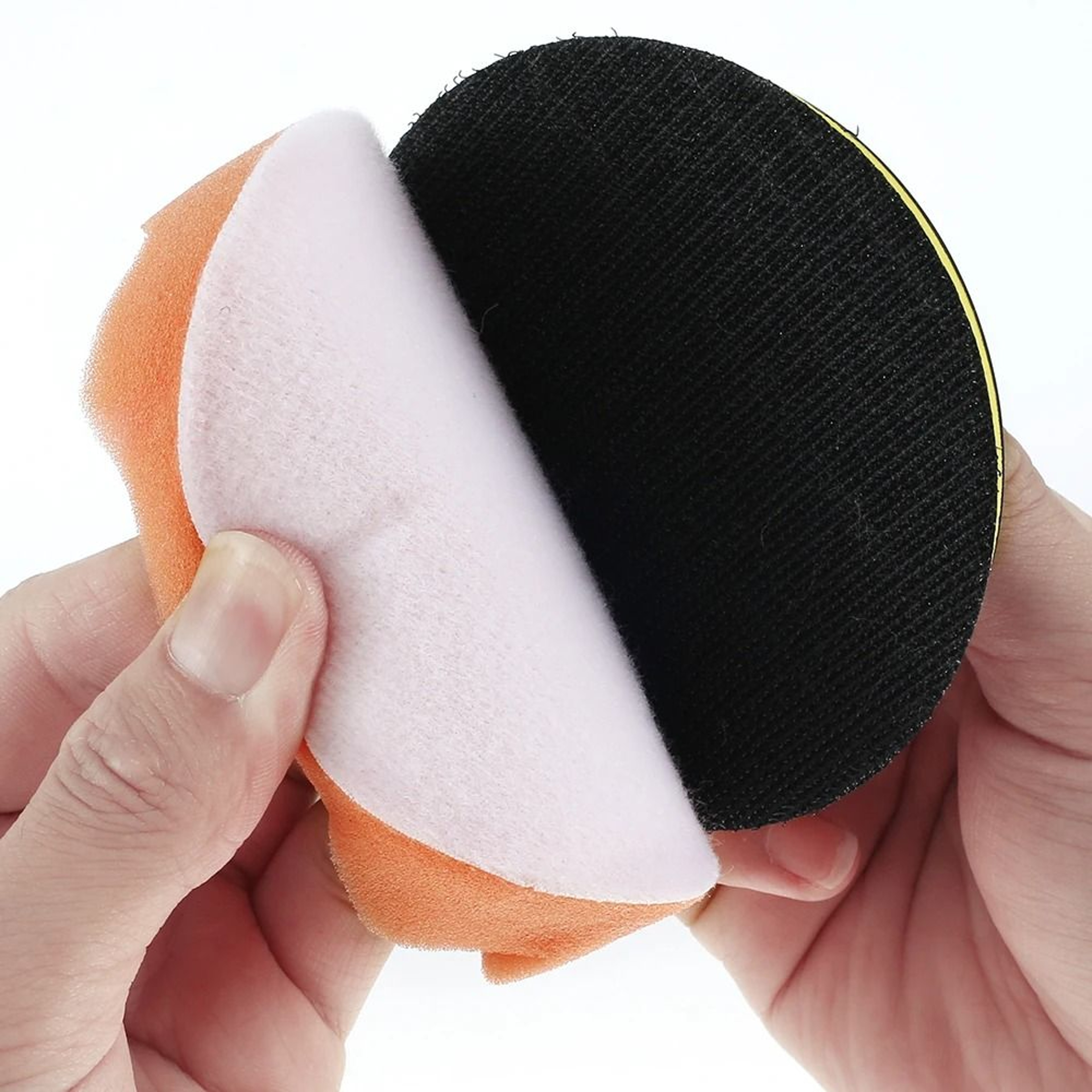 Assorted Sponge And Woolen Polishing Pads Set With Drill Adapter 3