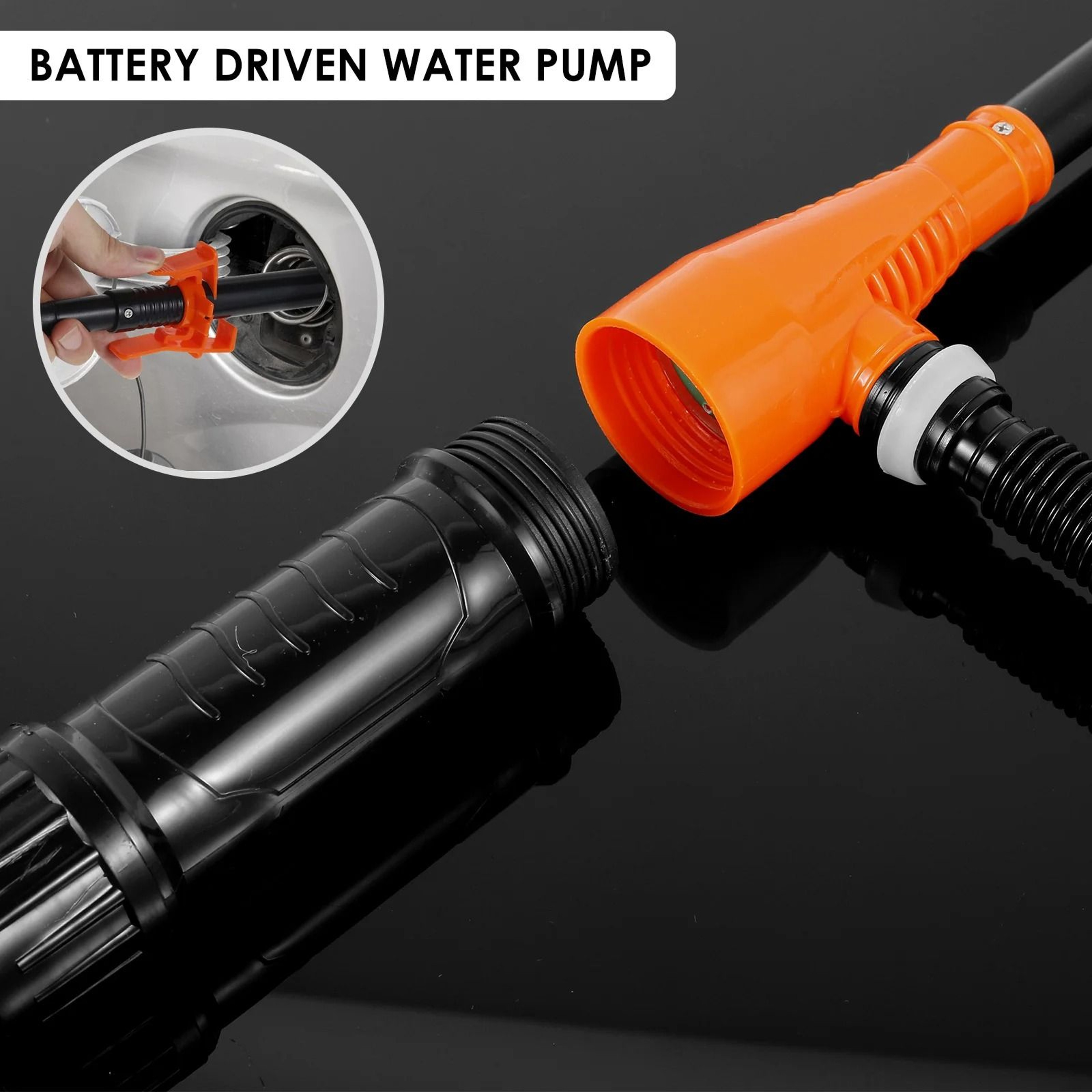 Portable BatteryOperated Electric Siphon Transfer Pump 4