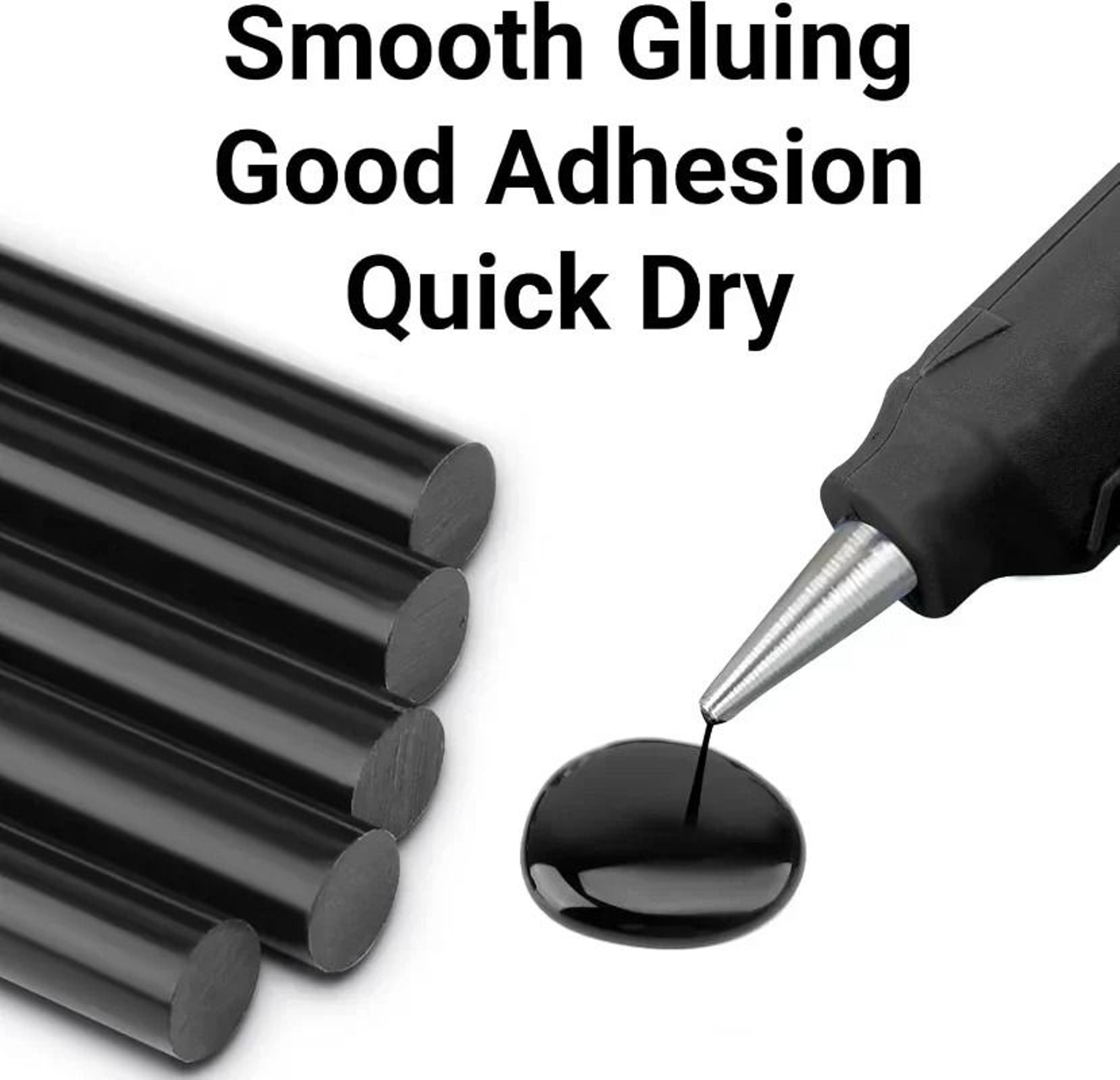 Black Hot Melt Glue Sticks Fleet 4