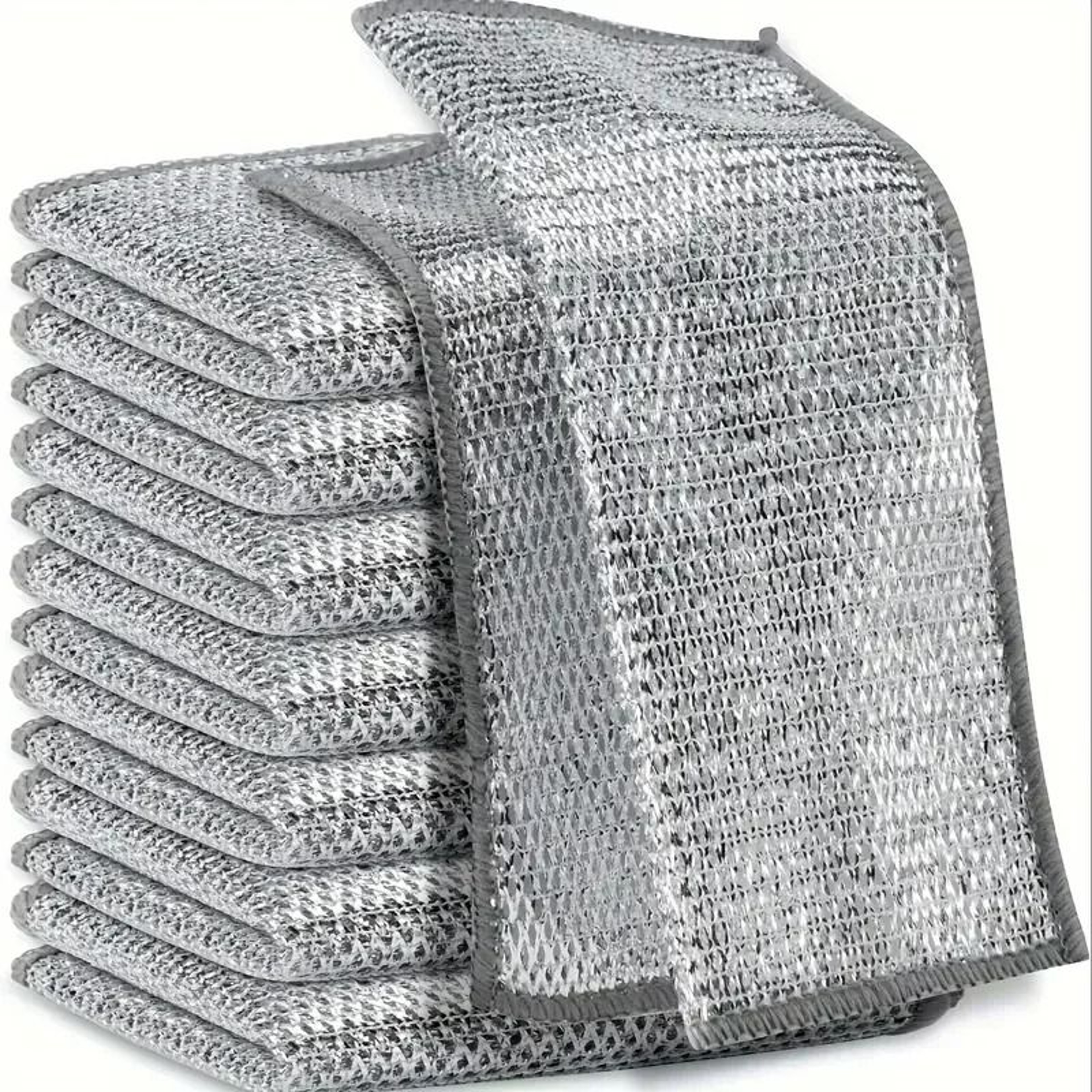 Thickened DoubleSided Metal Steel Wire Kitchen Rags 1