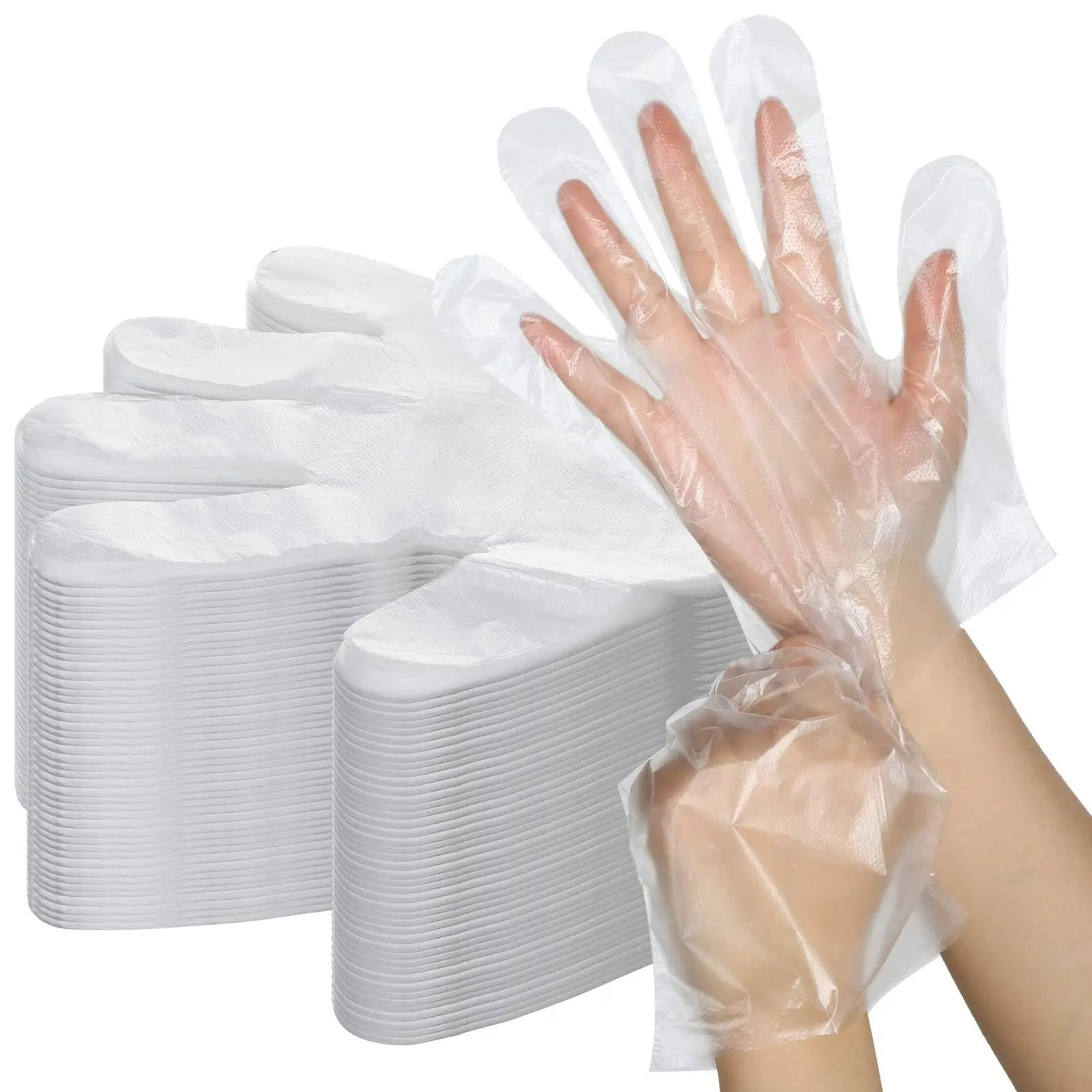 Transparent Waterproof Disposable Plastic Gloves 6