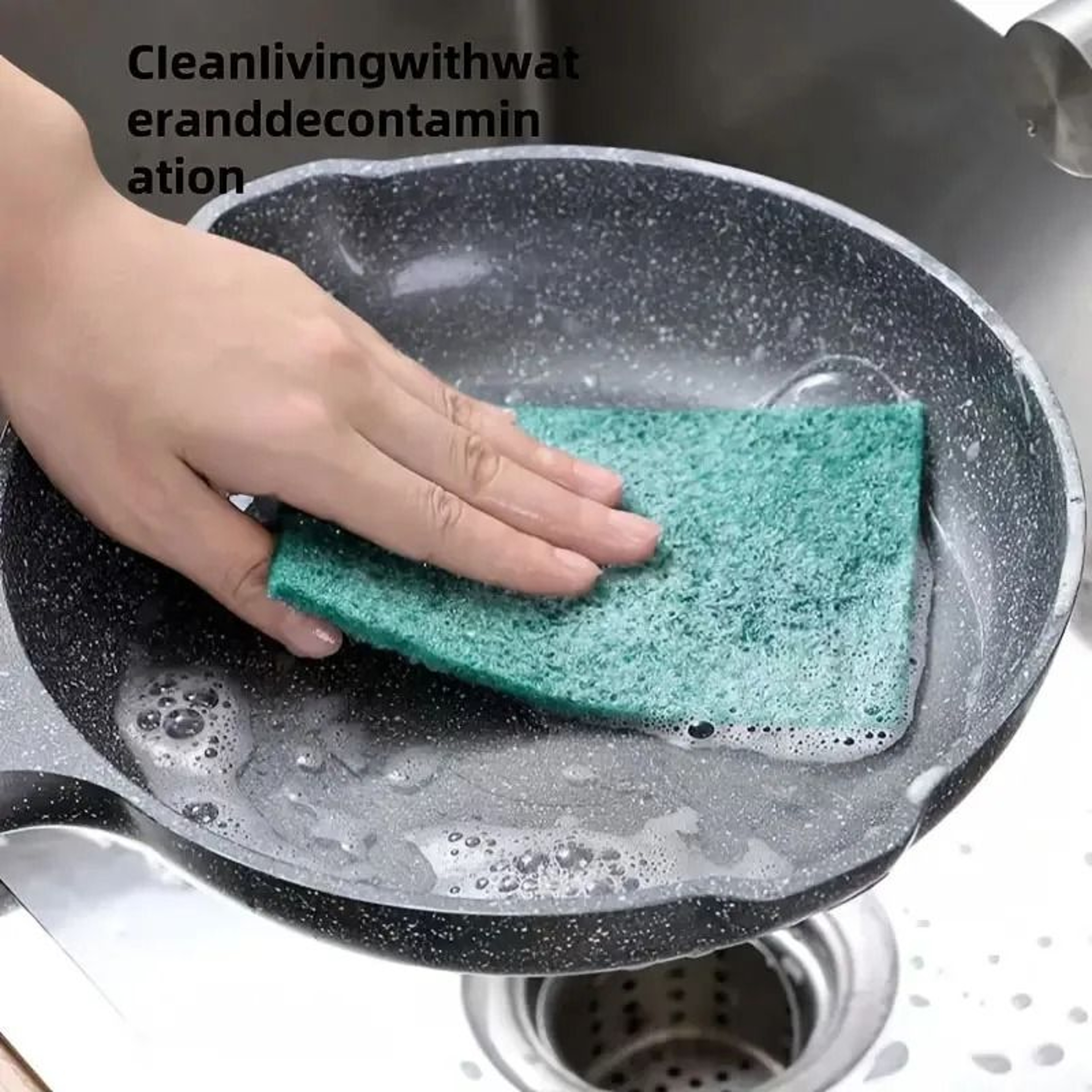 Reusable ScratchFree Kitchen Scouring And Dishwashing Pads 4
