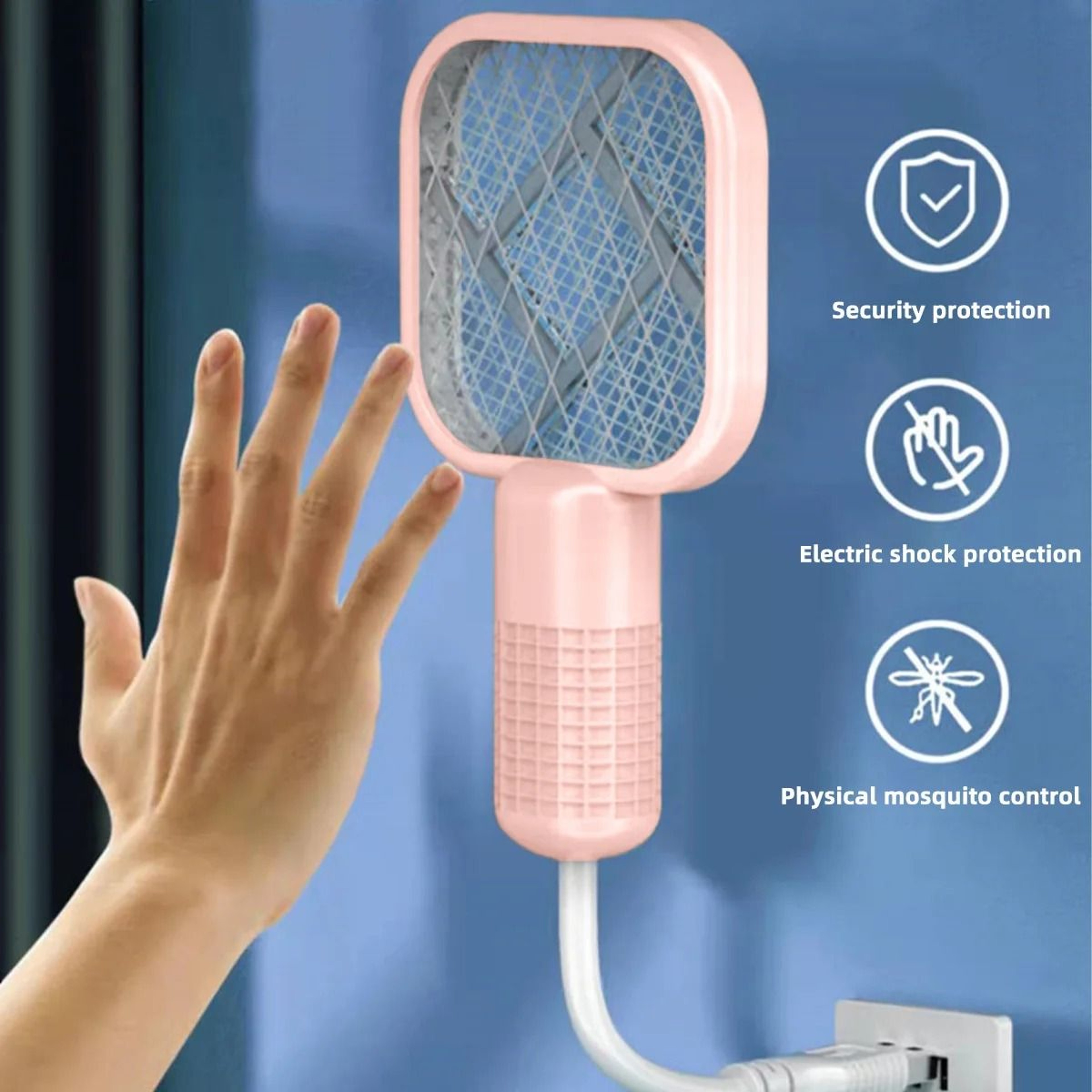 2in1 UltraCompact USB Mini Electric Fly Swatter And Mosquito Zapper 1