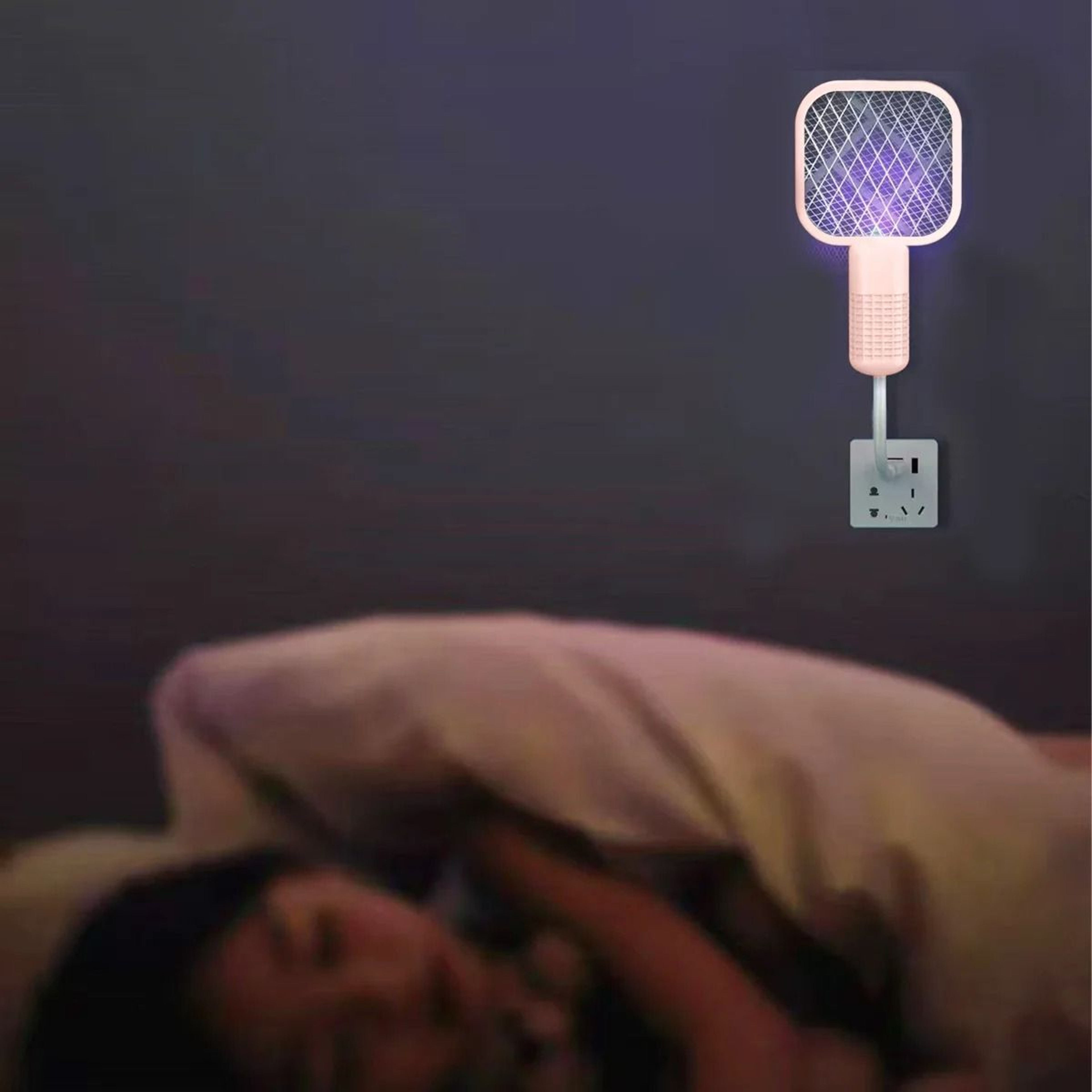 2in1 UltraCompact USB Mini Electric Fly Swatter And Mosquito Zapper 5