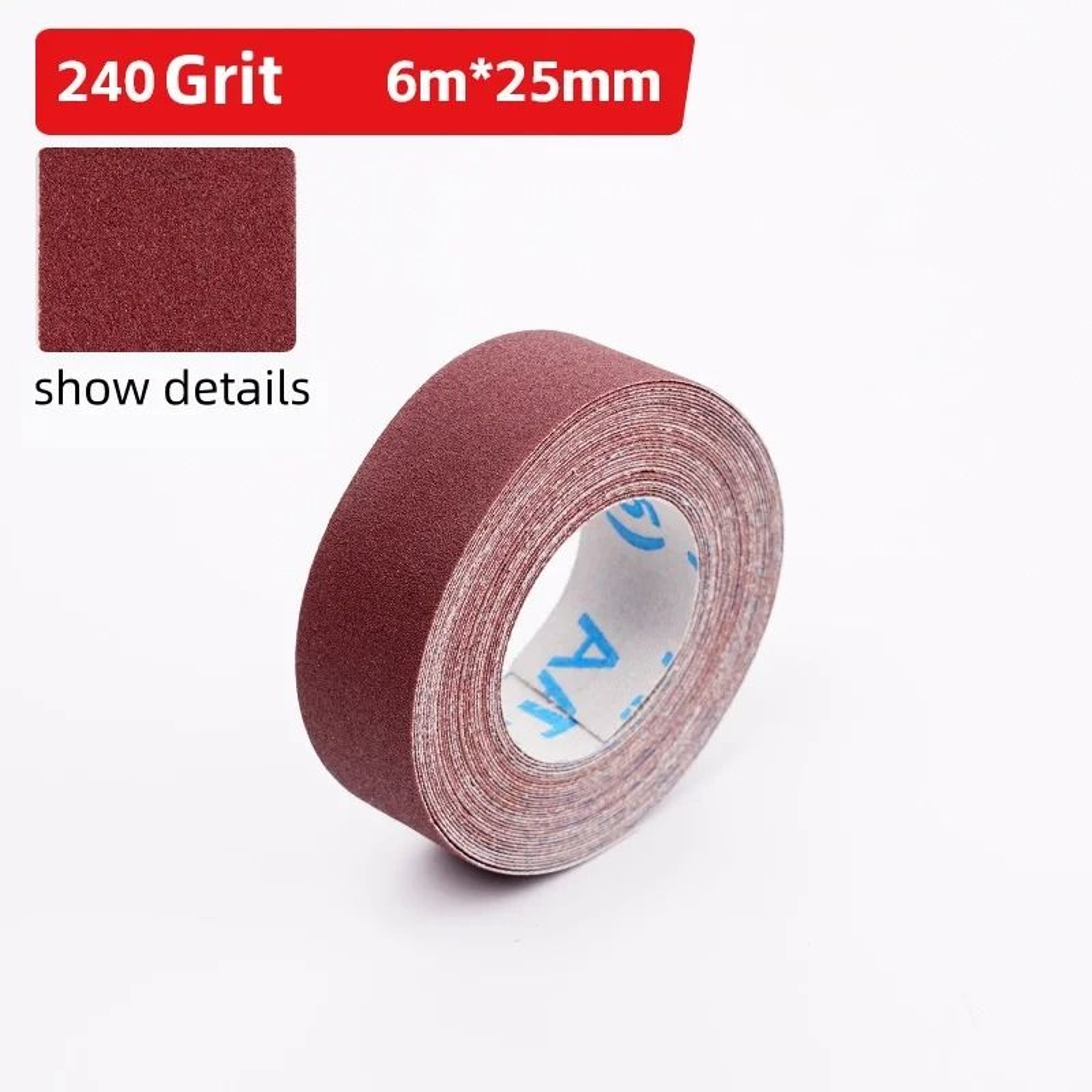 6Meter Emery Cloth Abrasive Sandpaper Roll 9
