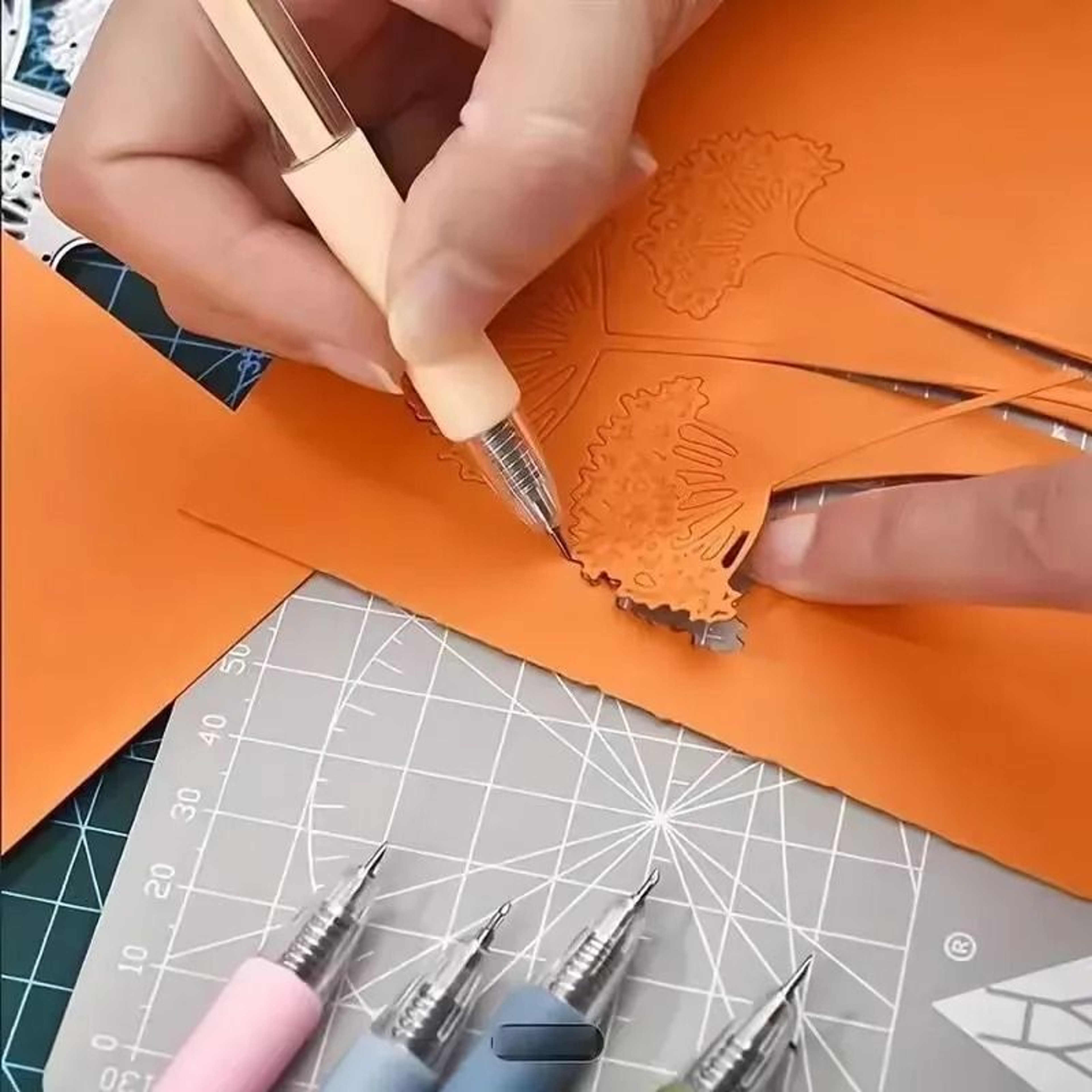 Retractable Handmade PenStyle Precision Paper Cutting Knife 1