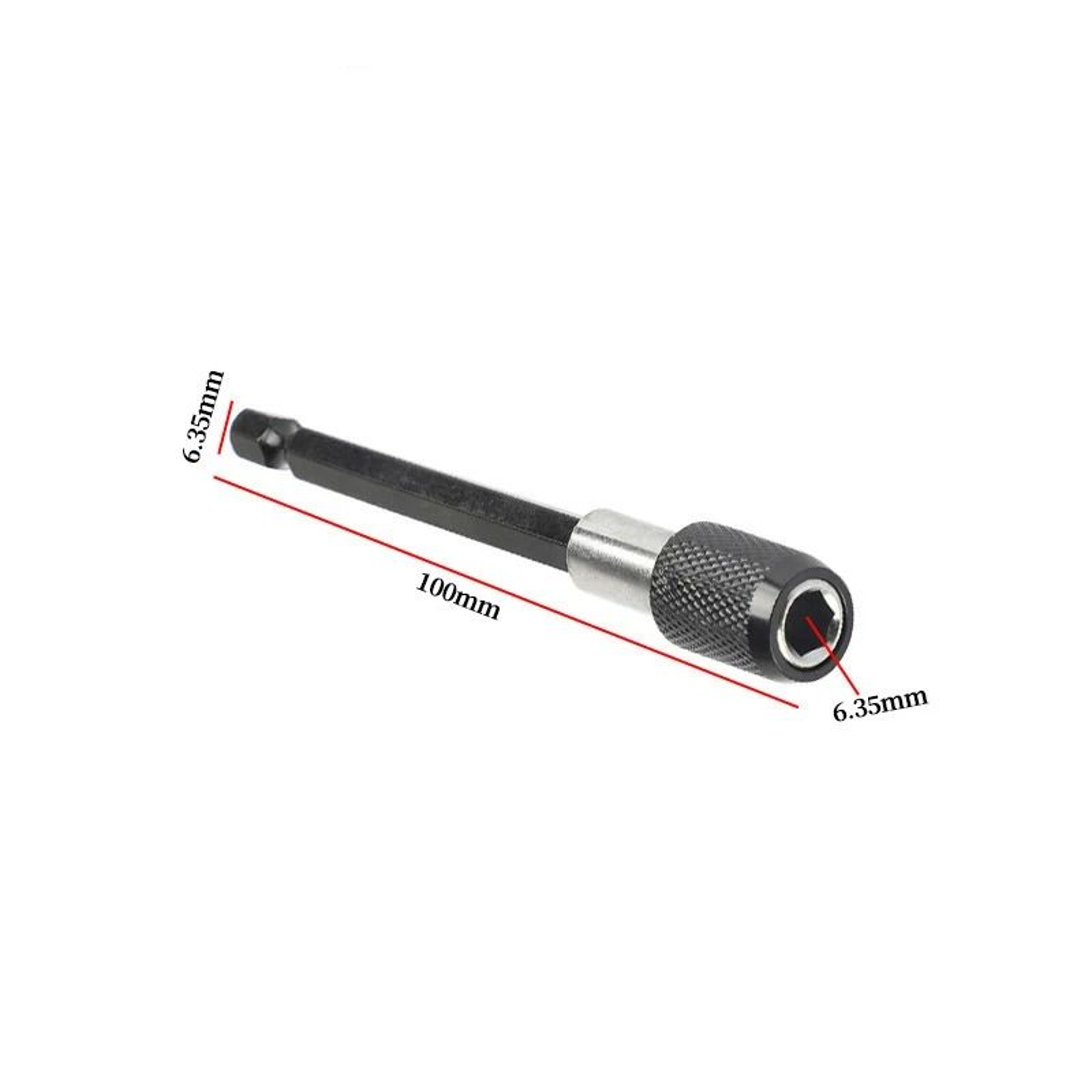 Hexagonal QuickChange SelfLocking Screwdriver Extension Rod 7