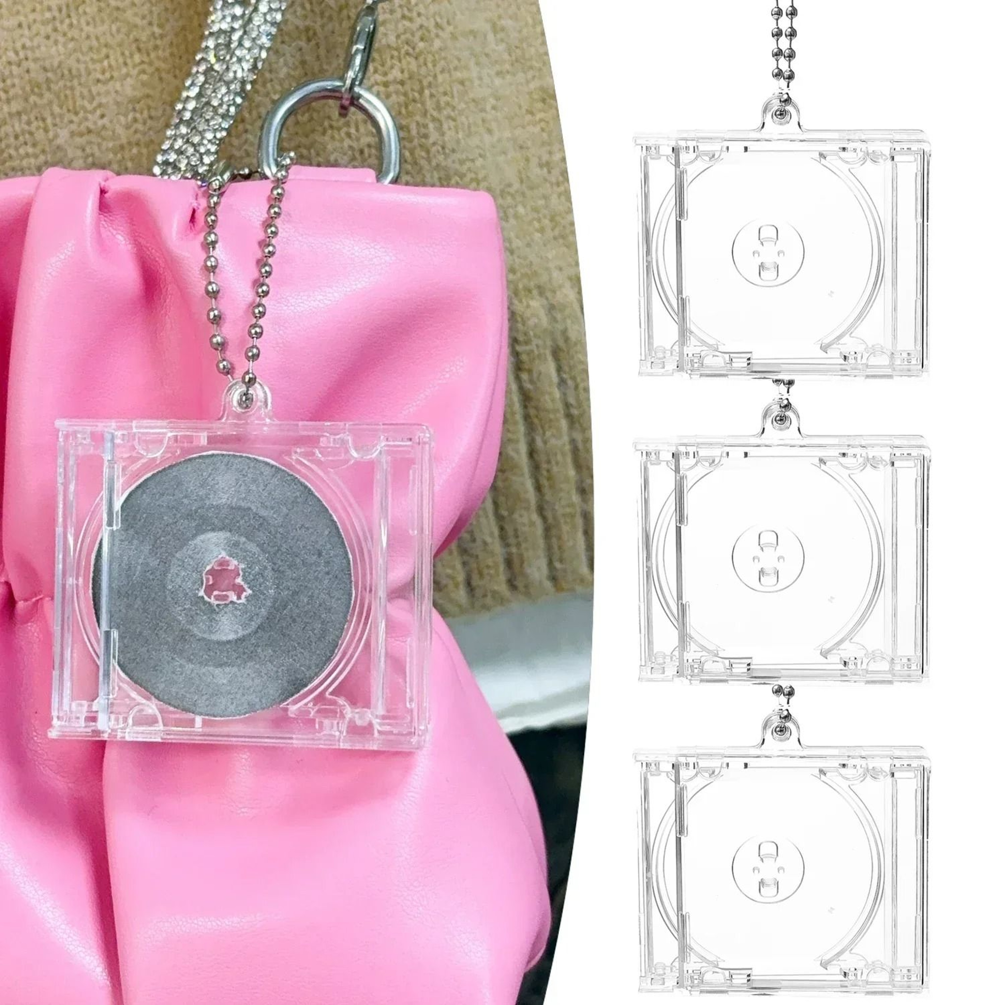 Peripheral Commemorative Album Mini CD Case Keychain Pendant 2