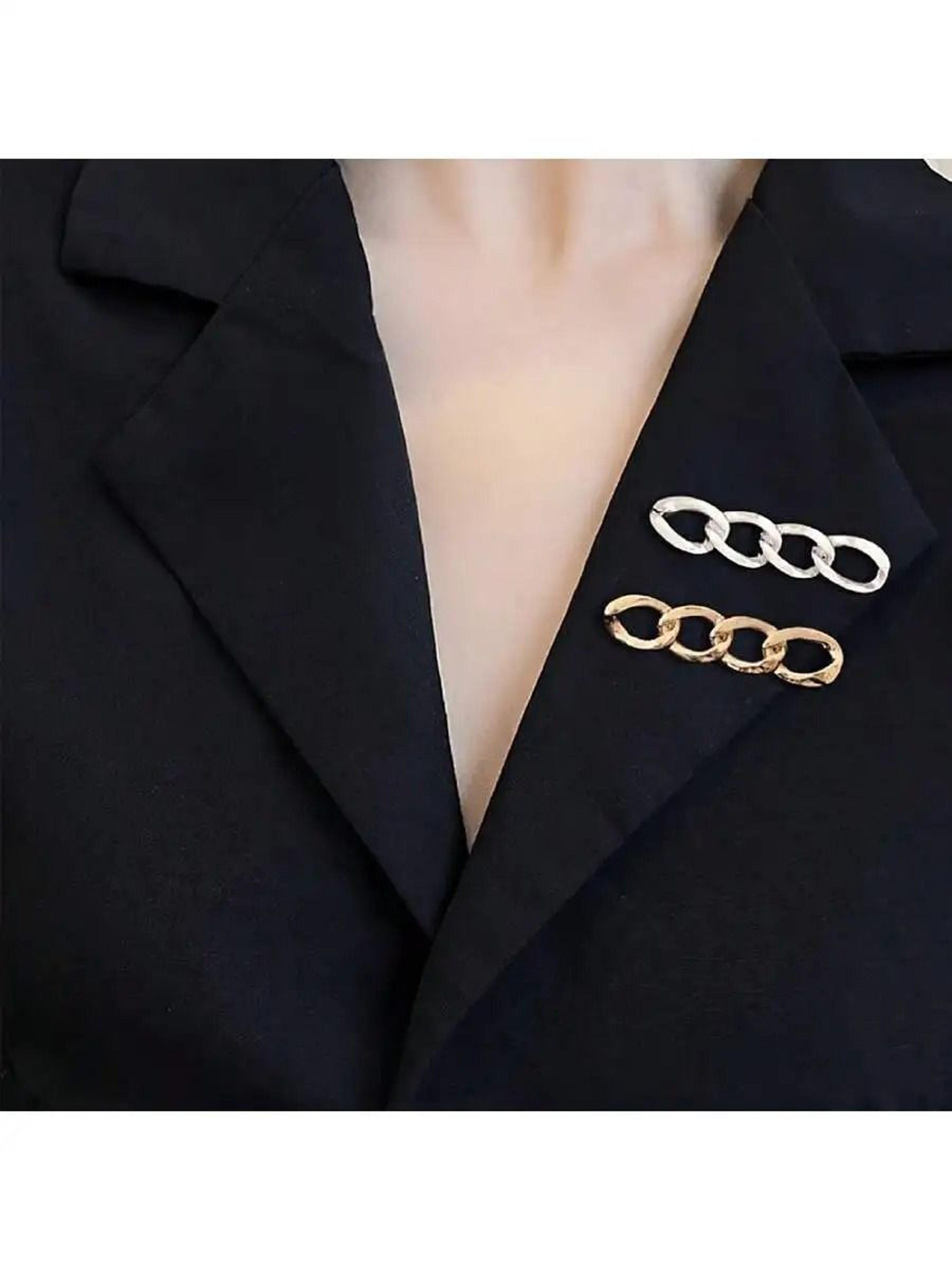 Detachable ChainShape Pants Waist Trimmer Button Pin 2