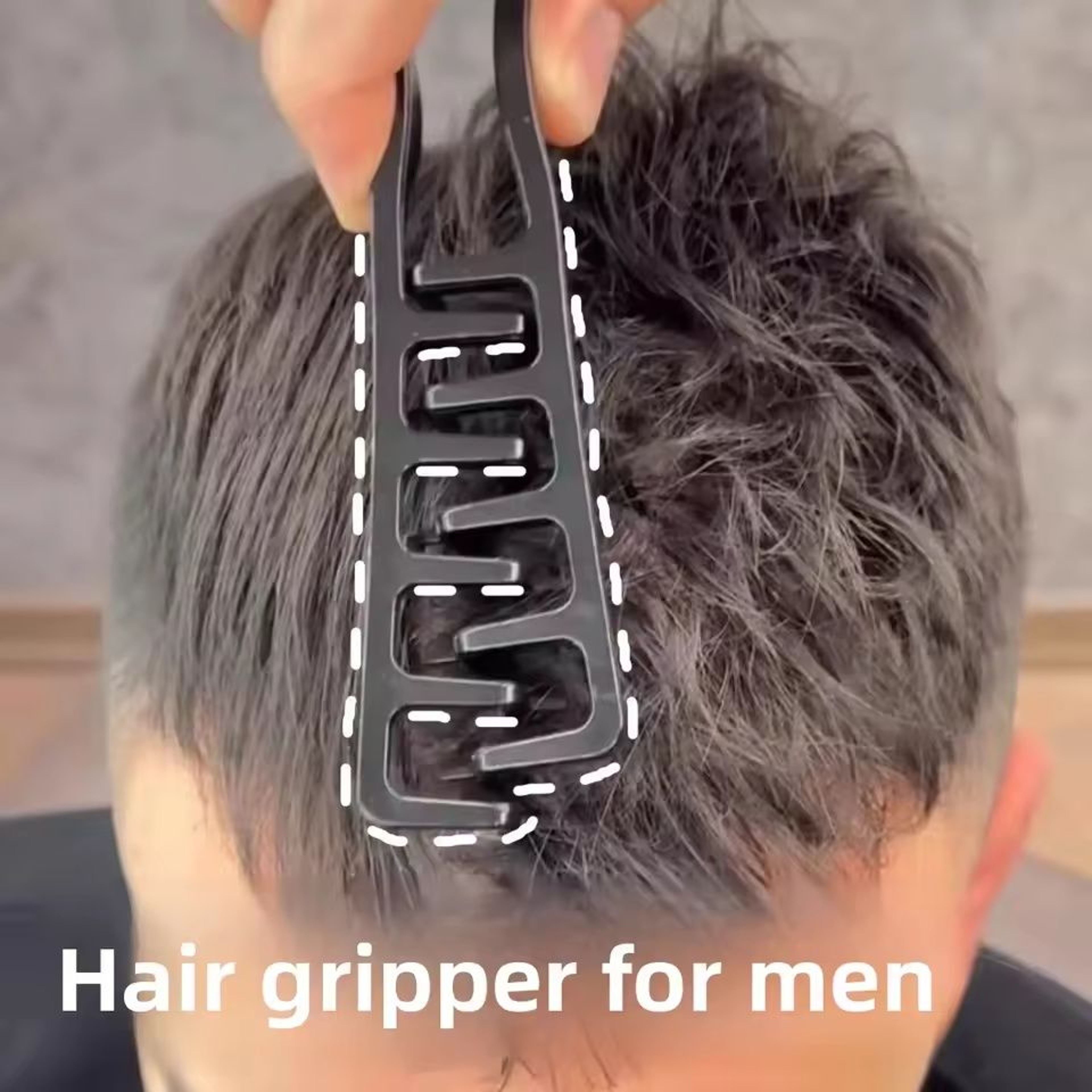 2Piece Mens Professional Pompadour And Texture Styling Combs 0