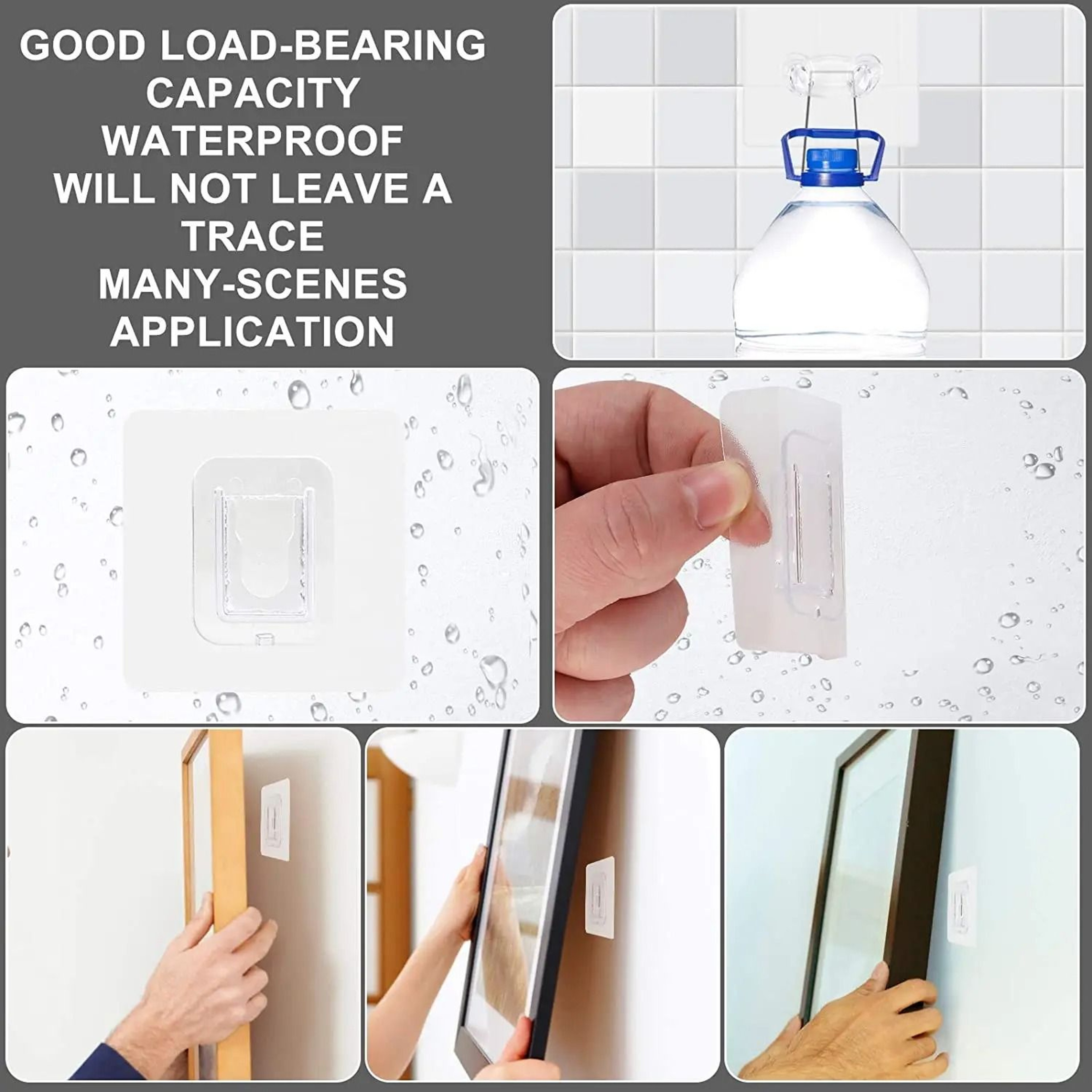 DoubleSided Adhesive Wall Hooks And Plug Socket Holders 5