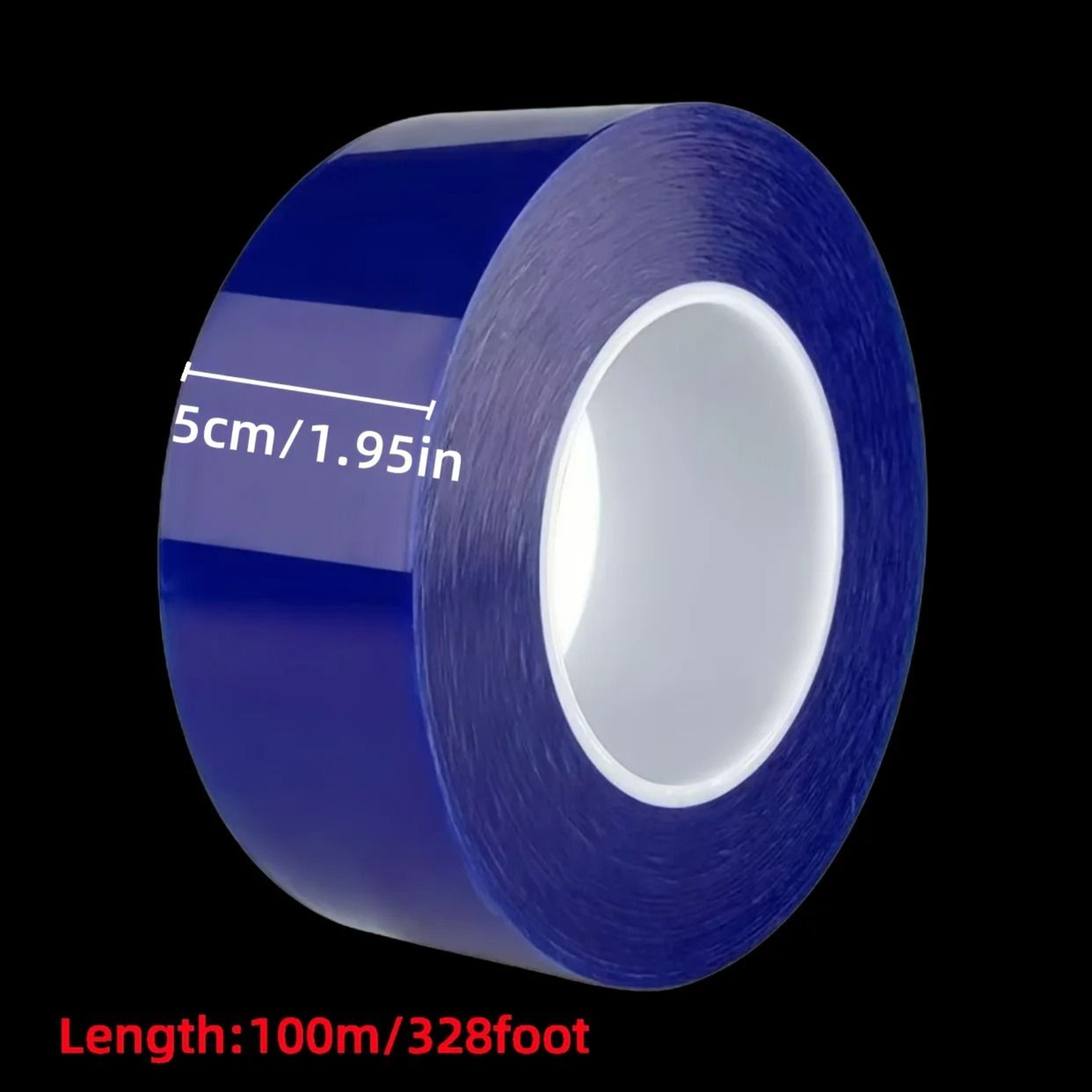 Blue PE Protective Film Tape For Wheel Rims And Aluminum Alloy Surfaces 1