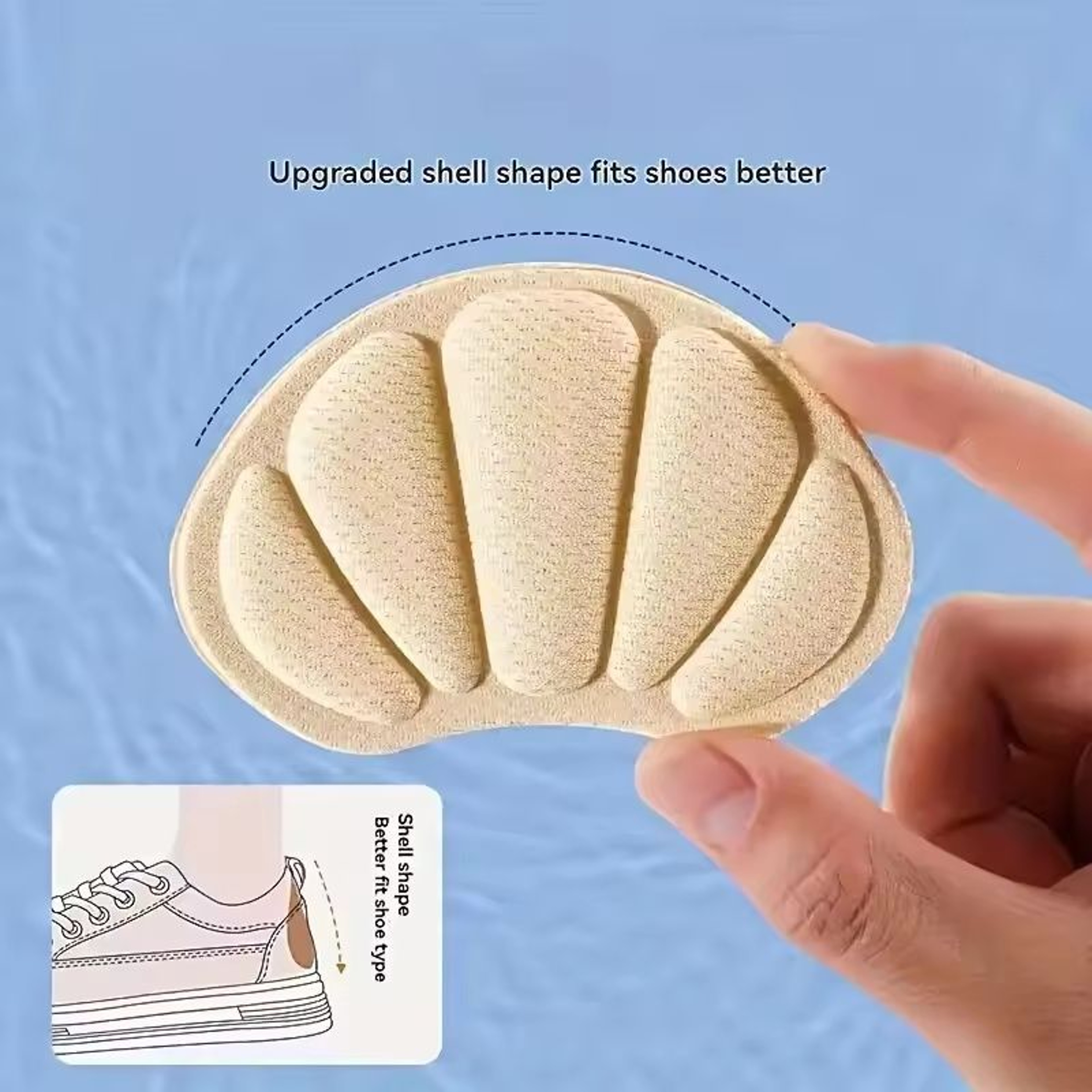 MultiGroove AntiWear Cushioning Heel Pads 2