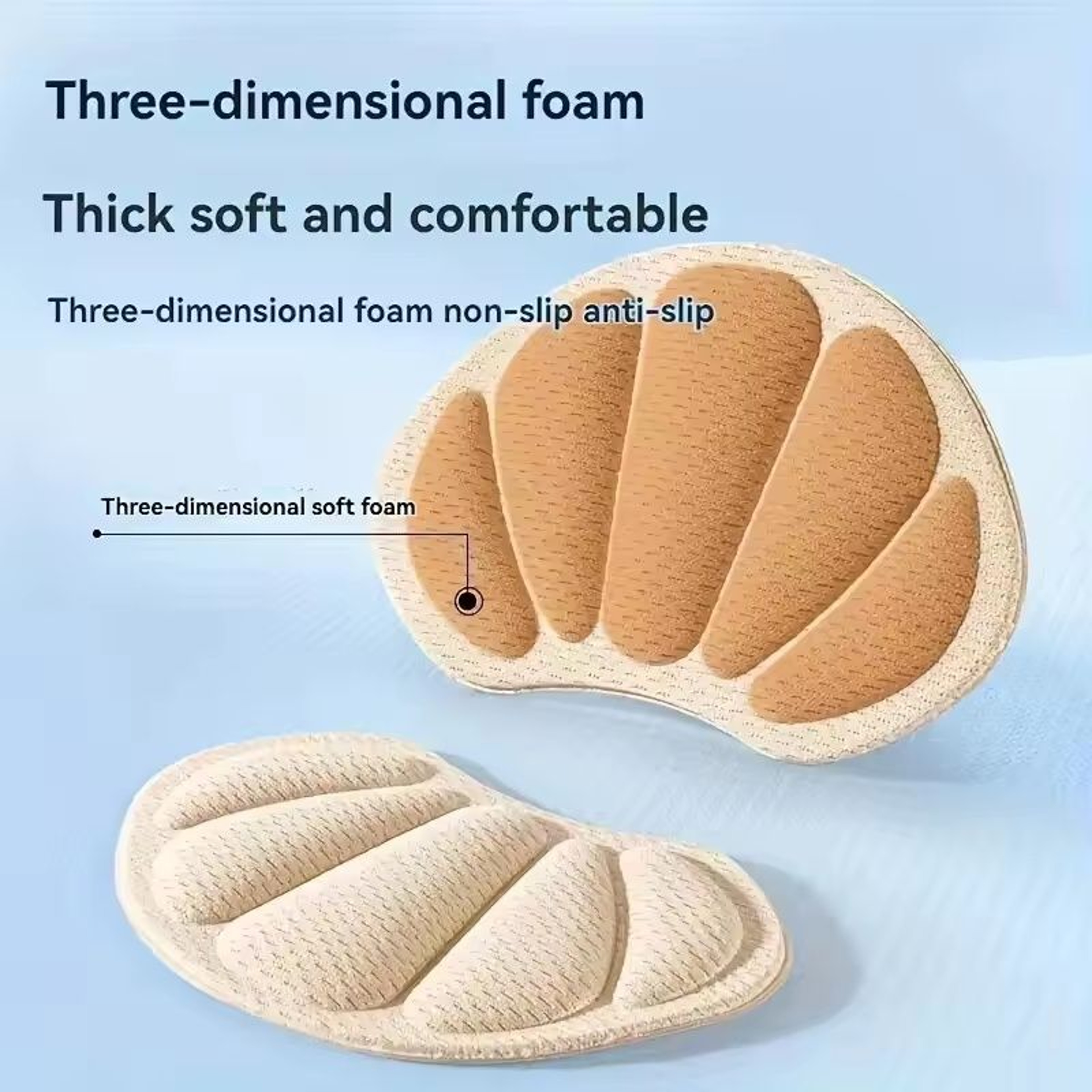 MultiGroove AntiWear Cushioning Heel Pads 3
