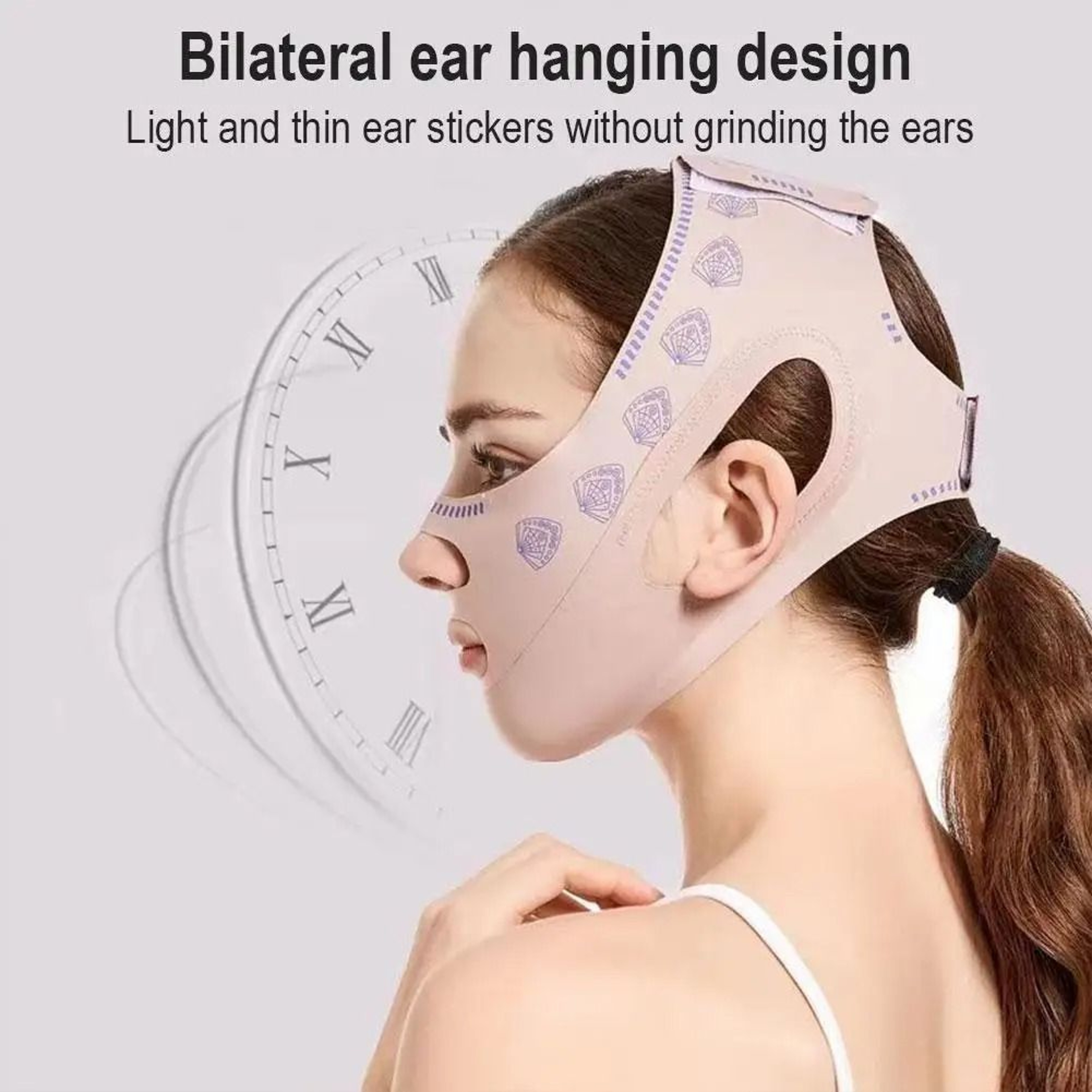 DoubleDeck VLine Face Slimming Bandage  Lifting Belt 5