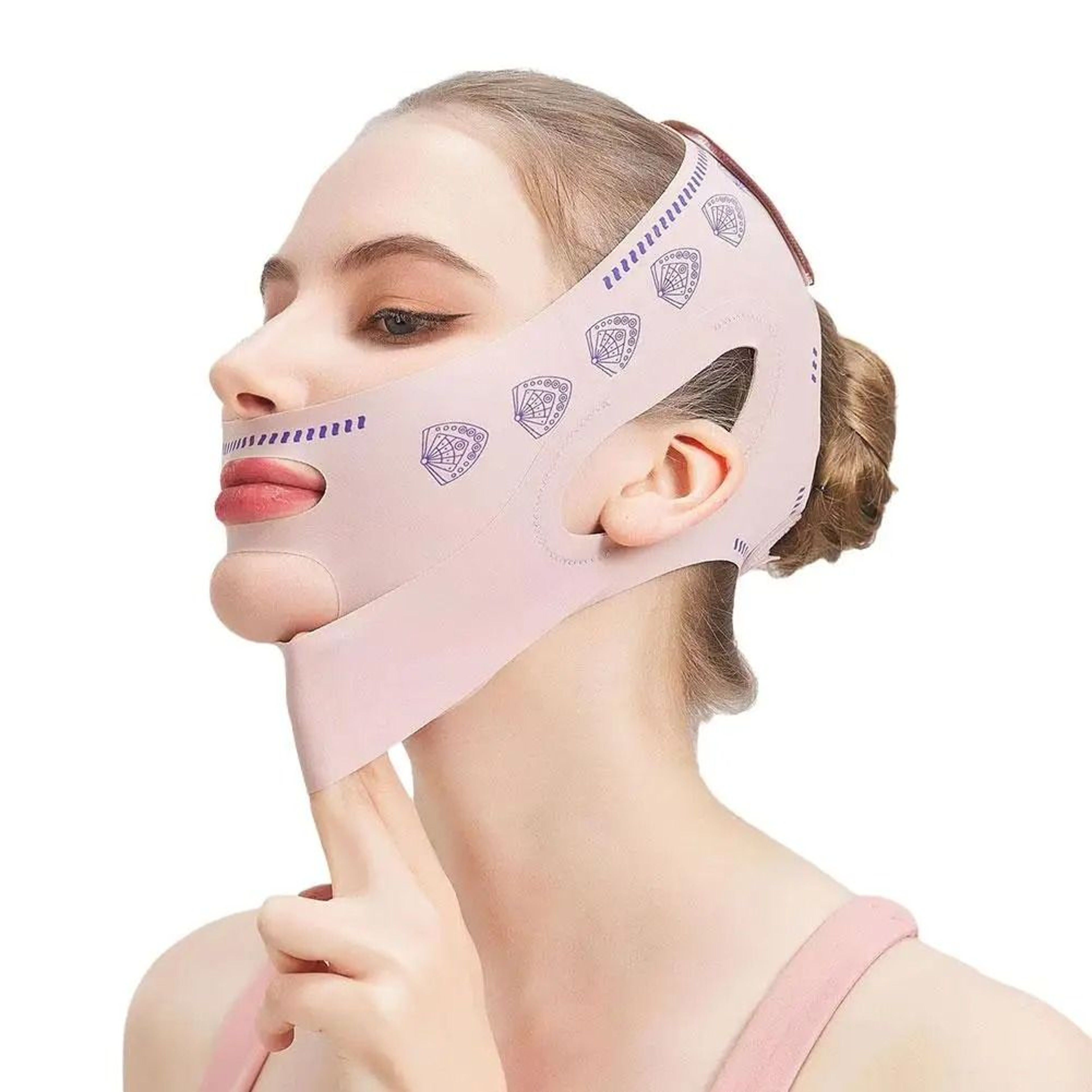 DoubleDeck VLine Face Slimming Bandage  Lifting Belt 6