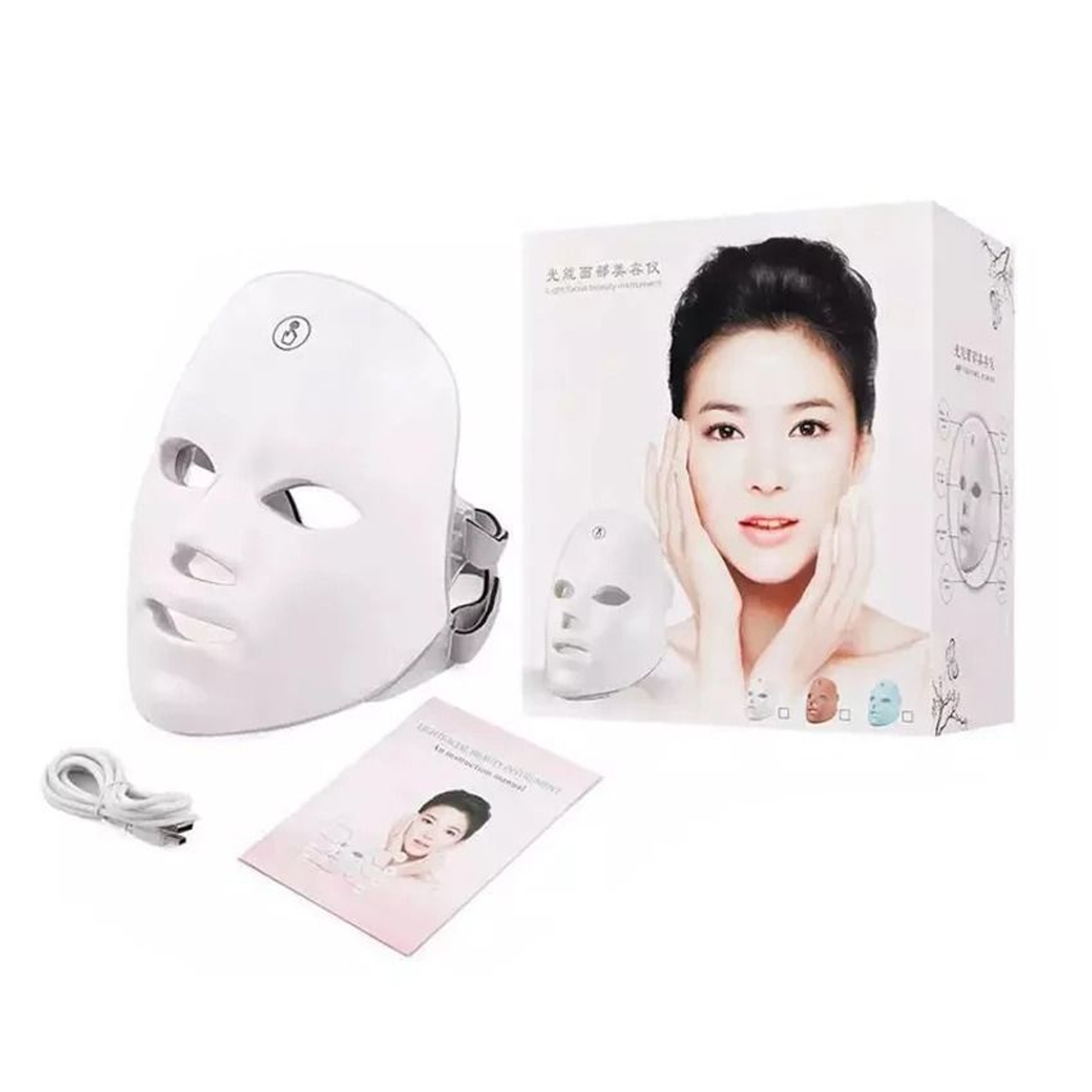 7Color Portable Wireless LED Photon Facial Mask 6