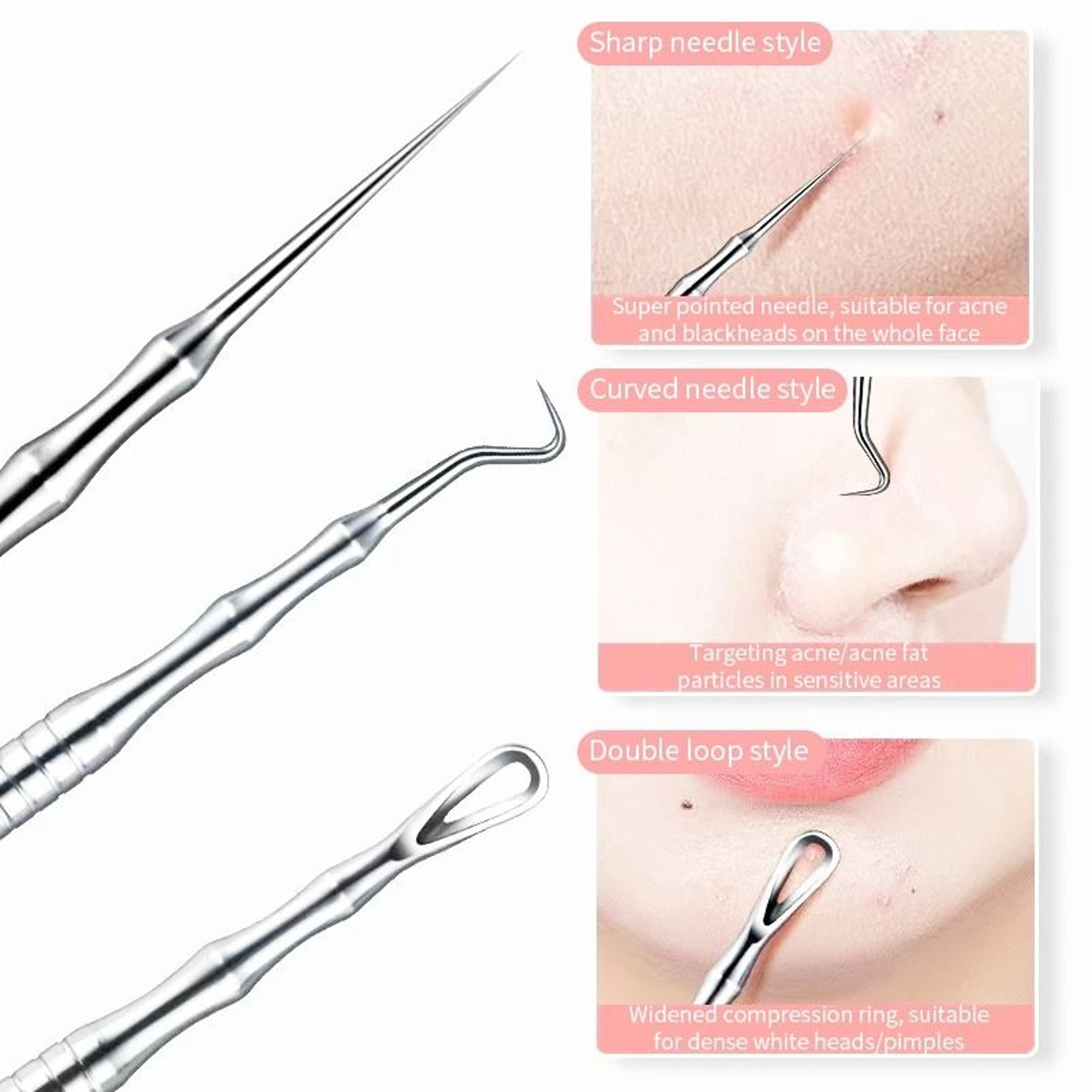 German UltraFine Cell Pimple  Blackhead Extraction Tweezers 1