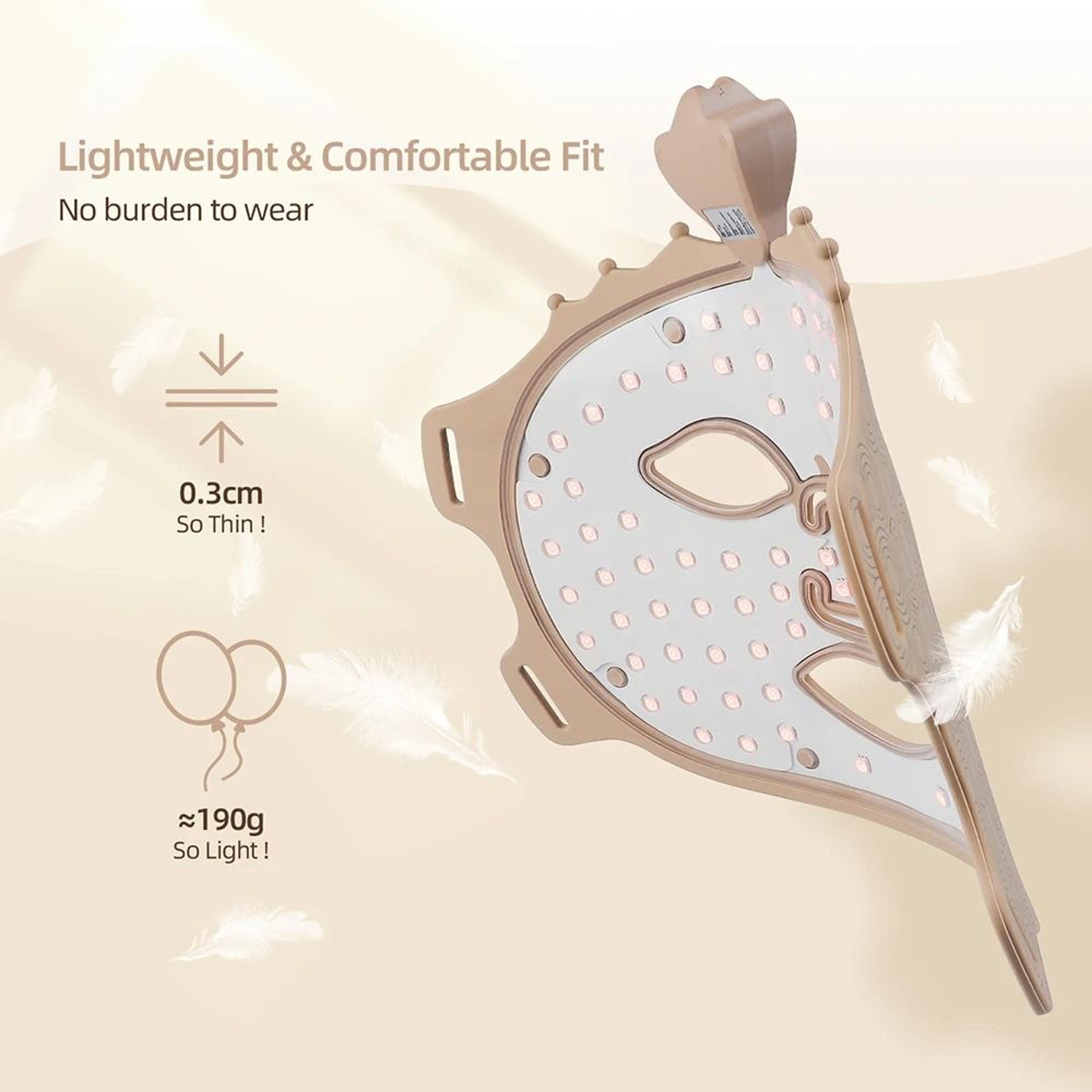7Color Flexible Silicone LED Photon Facial Rejuvenation Mask 4