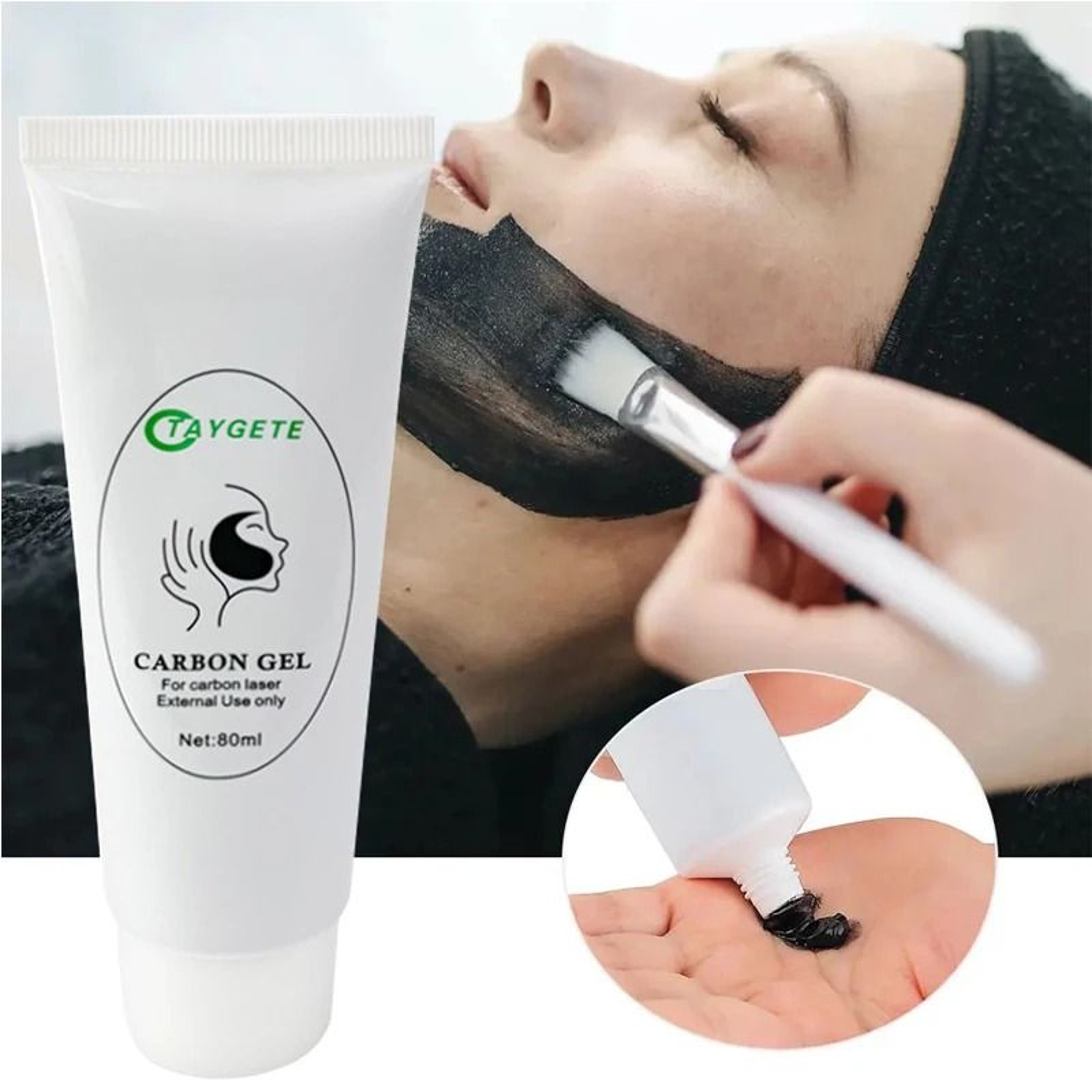 Deep Cleansing Carbon Gel Peel Mask For ND YAG Laser Rejuvenation 4