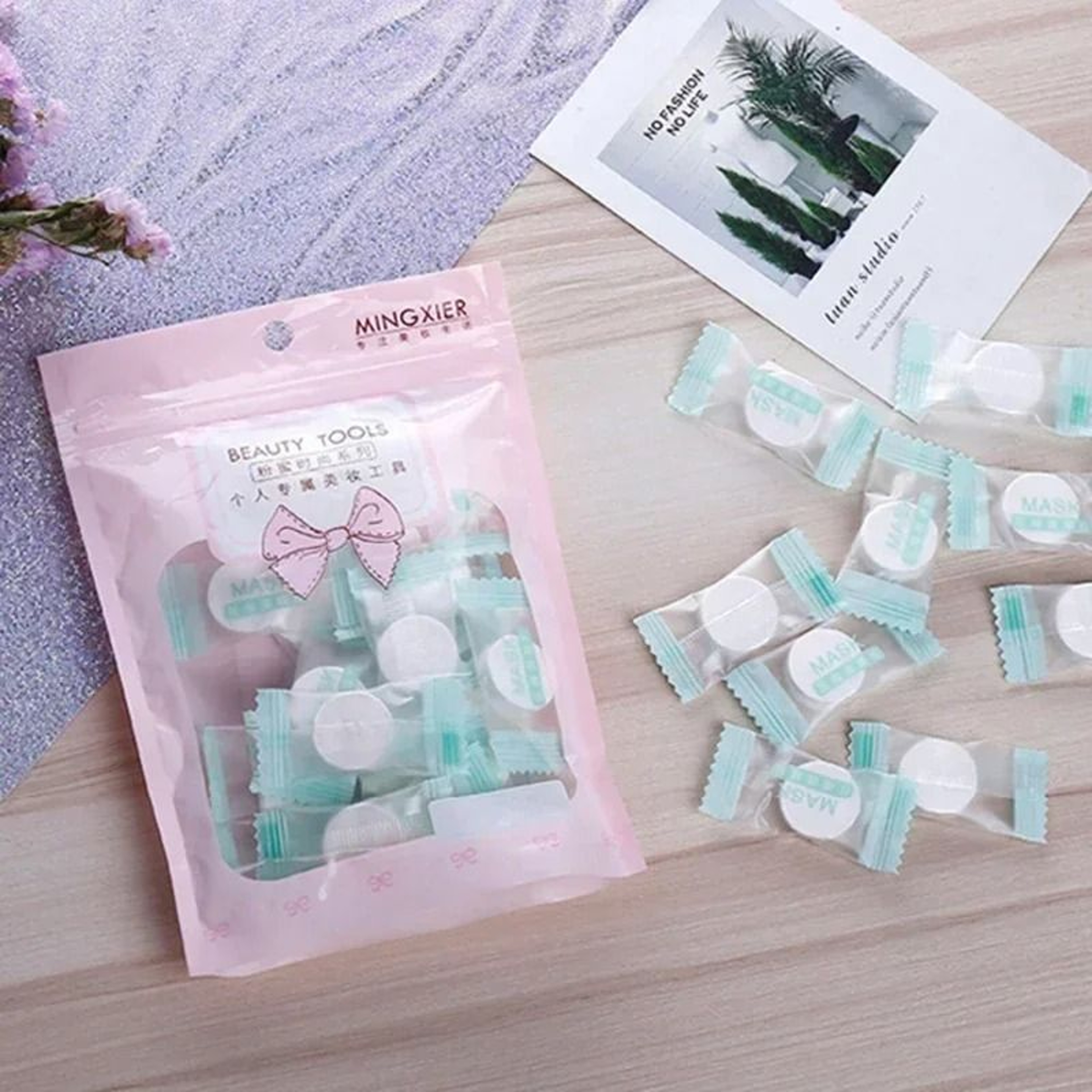 Portable Compressed Cotton Coin Tissue  Granular Face Towels 3