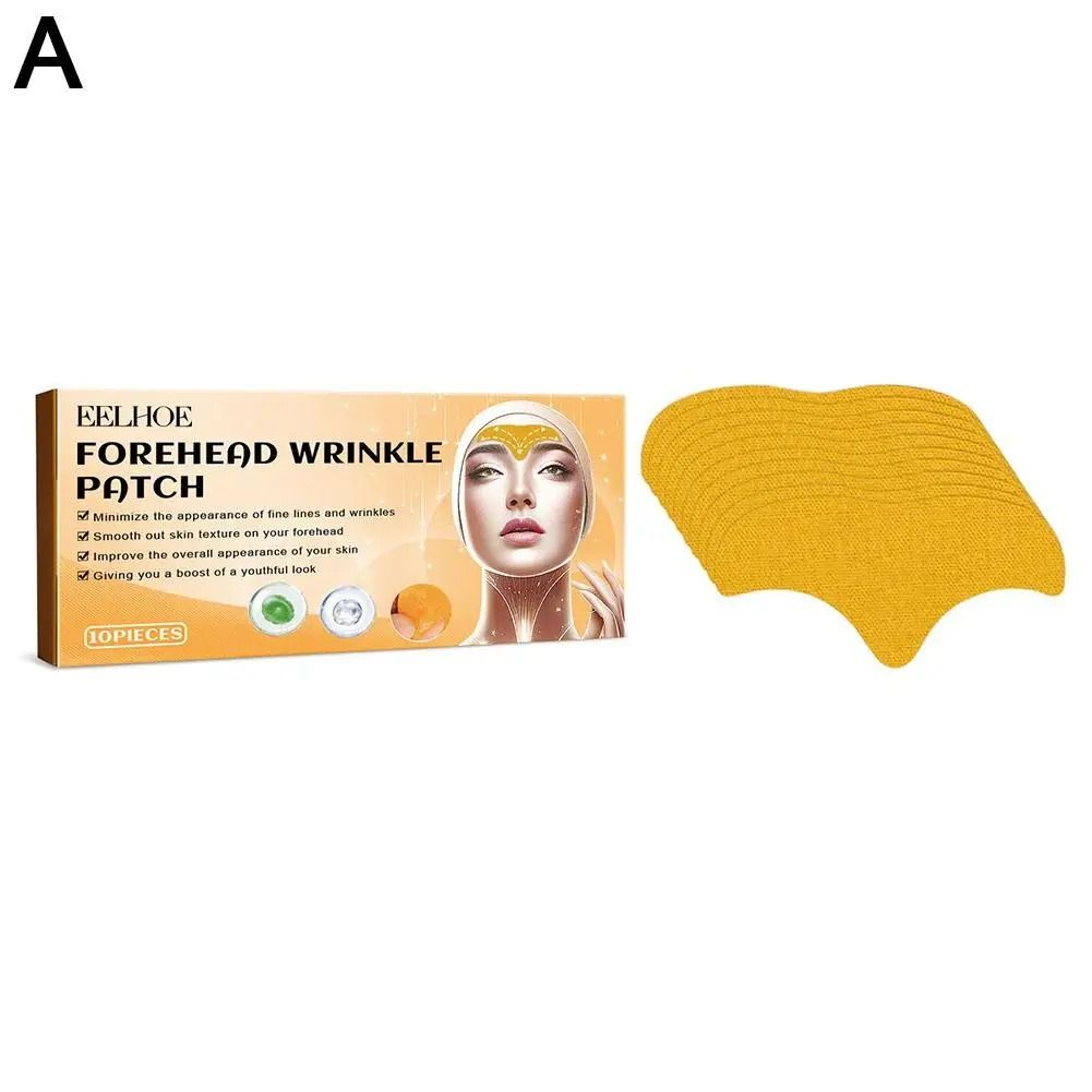 Forehead Wrinkle Gel Patch  Hydrolyzed Collagen Firming Mask 7
