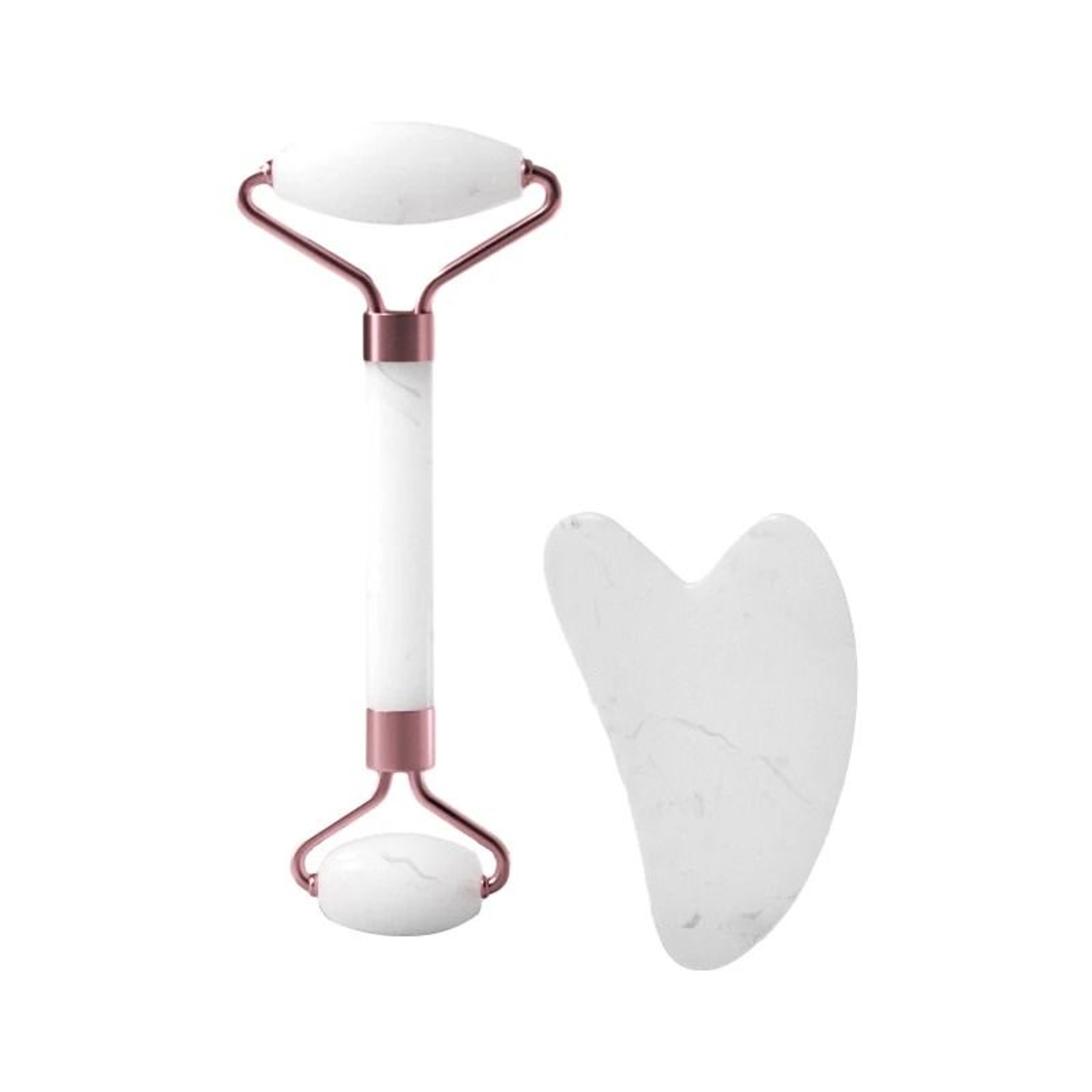 Resin Facial  Neck Massage Roller With Scraping Board Tool Set 10