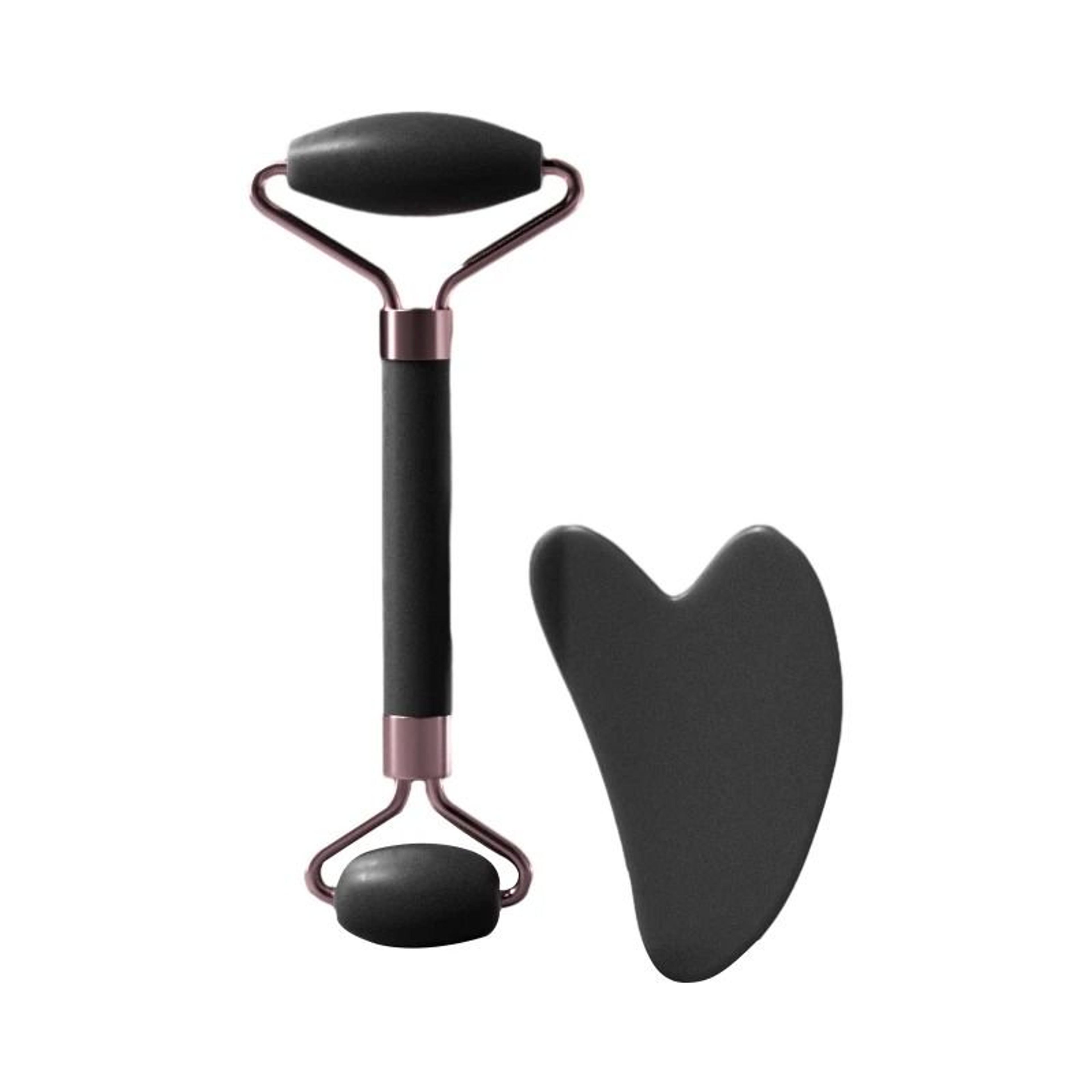 Resin Facial  Neck Massage Roller With Scraping Board Tool Set 7