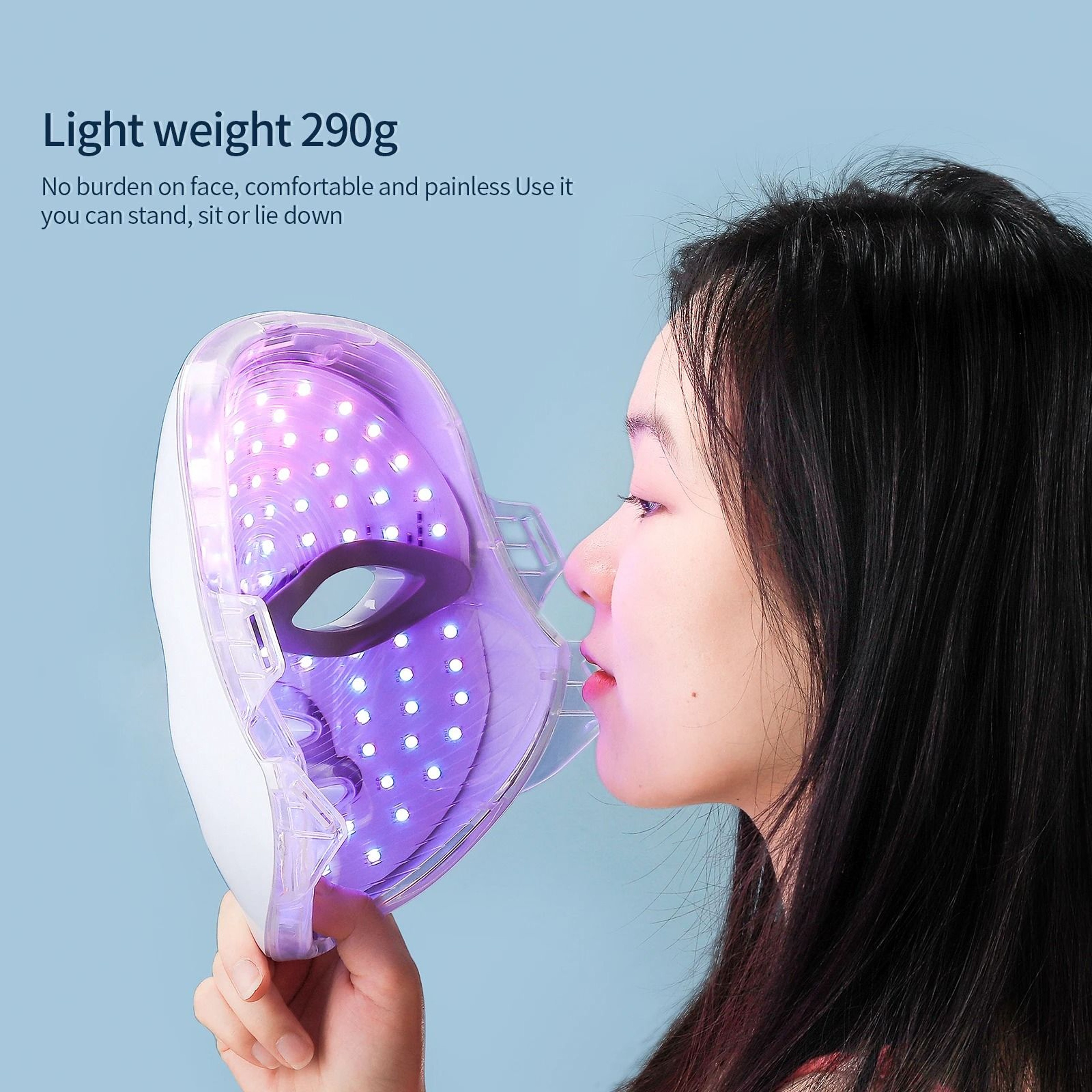 7Color LED Photon Facial Mask  Wireless Skin Rejuvenation System 5