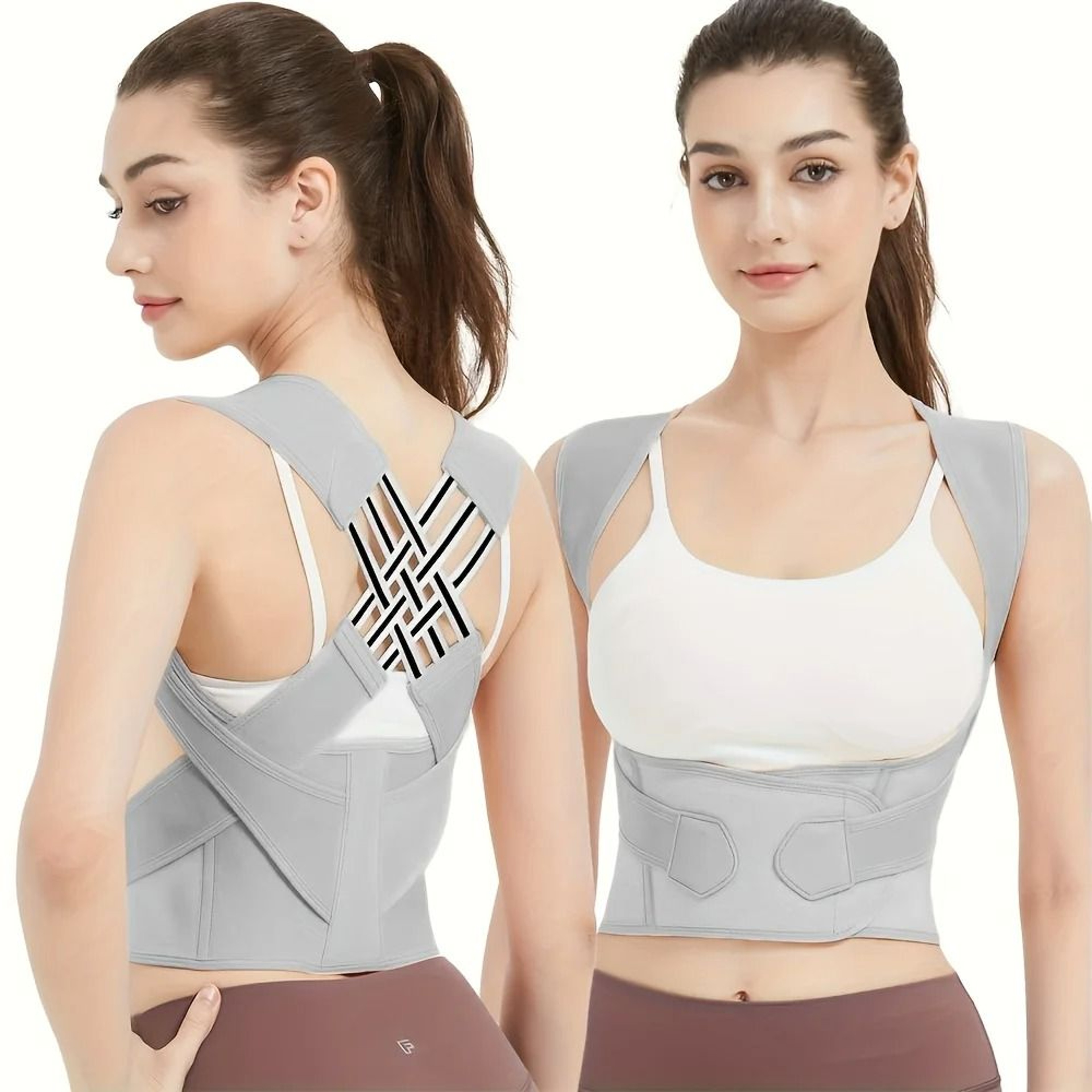 Breathable Back Posture Corrector  Adjustable Shoulder Support Belt 1