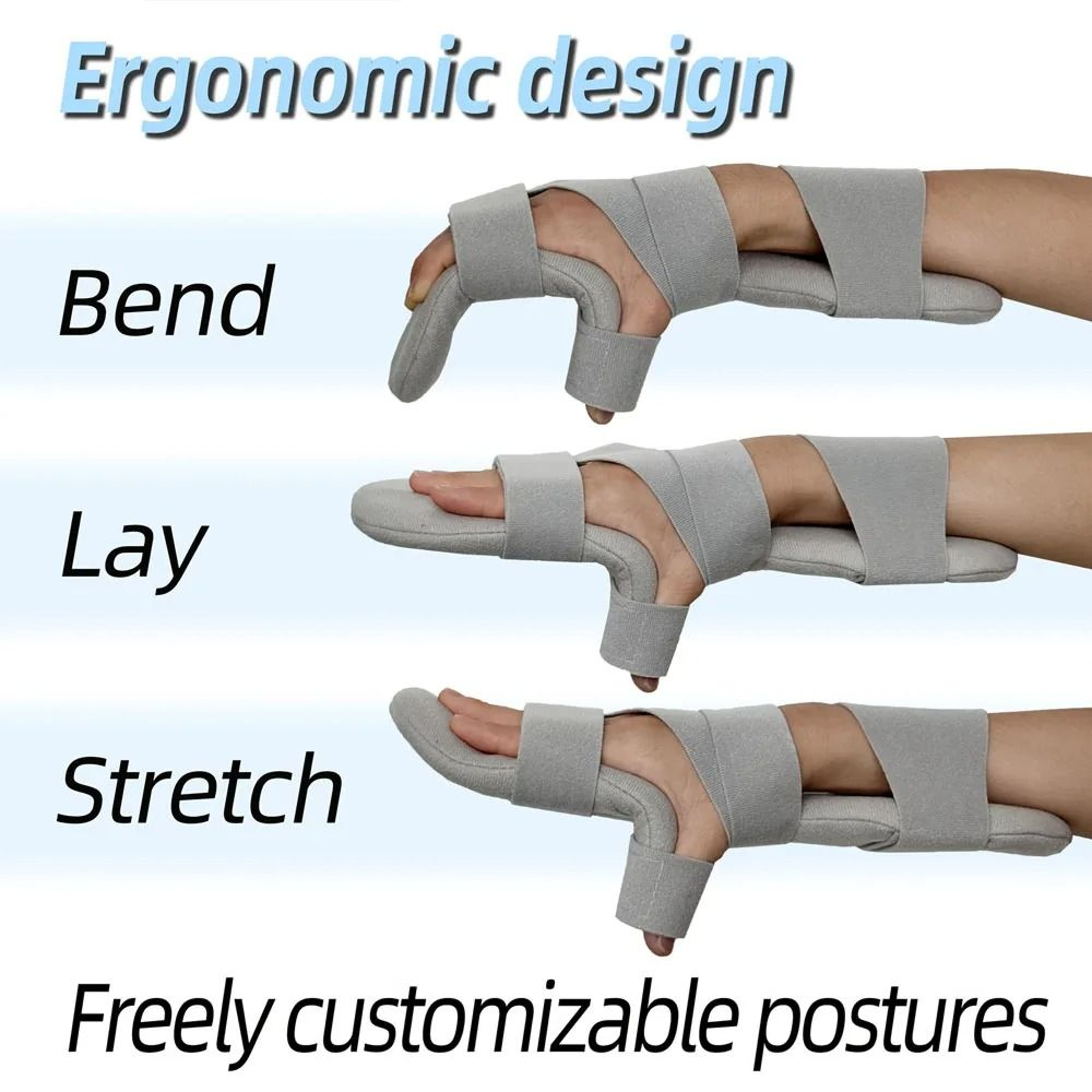 Rehabilitation Finger Separator Board And Hand Flexion Correction Device 1