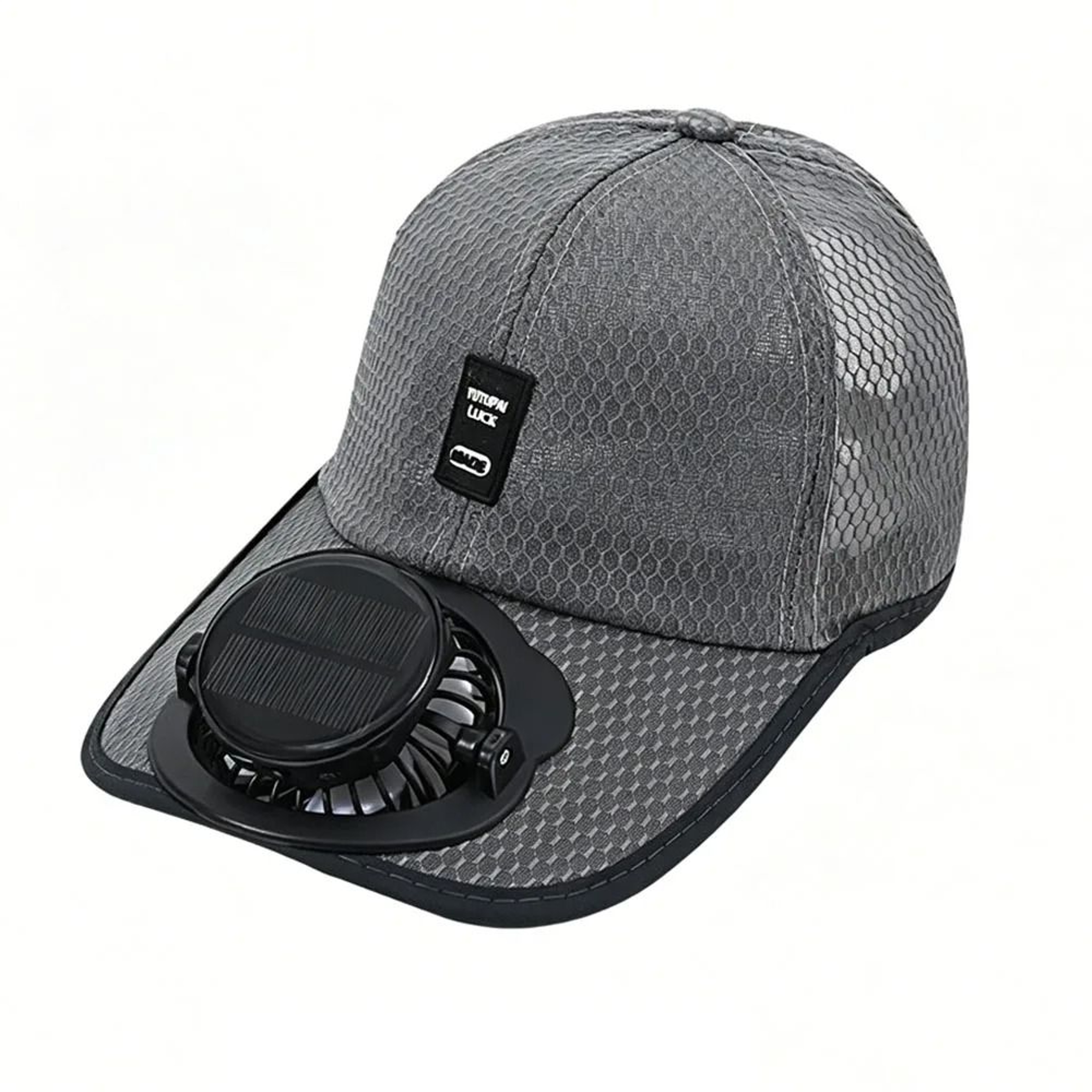 Breathable Outdoor Sunhat With Integrated Solar  USB Charging Fan 4