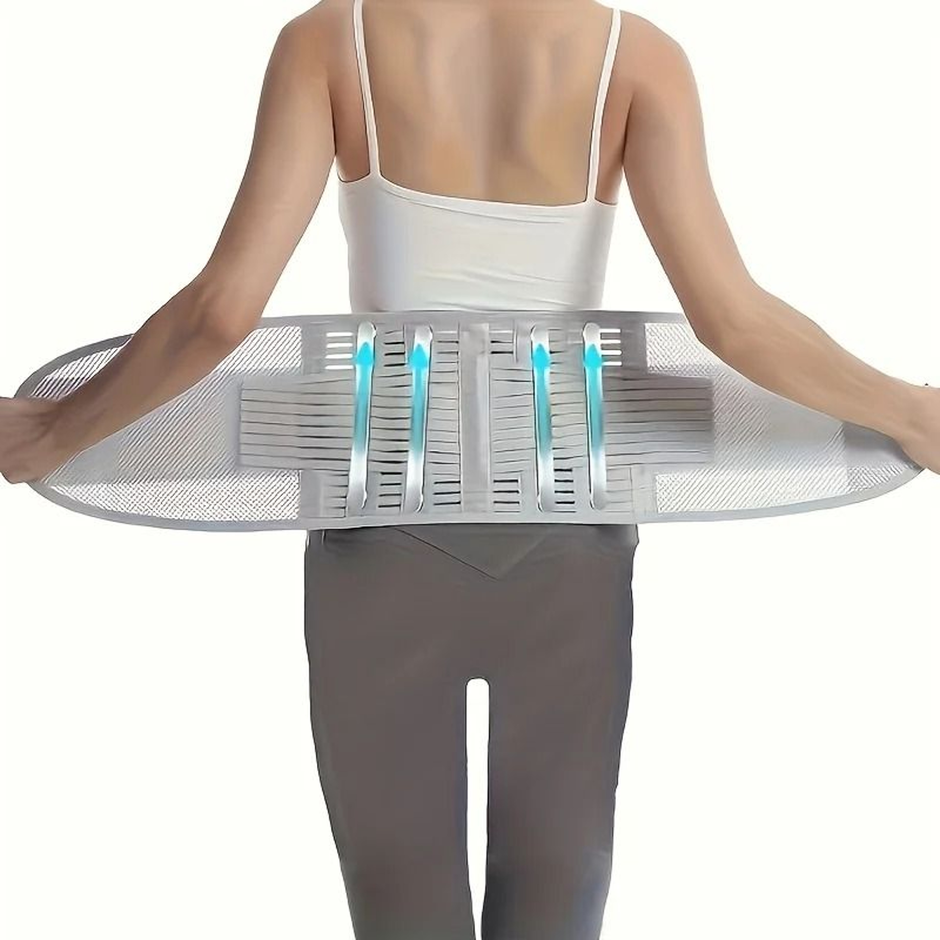 Compression Waist Support Belt With 5 Reinforced Support Plates 3