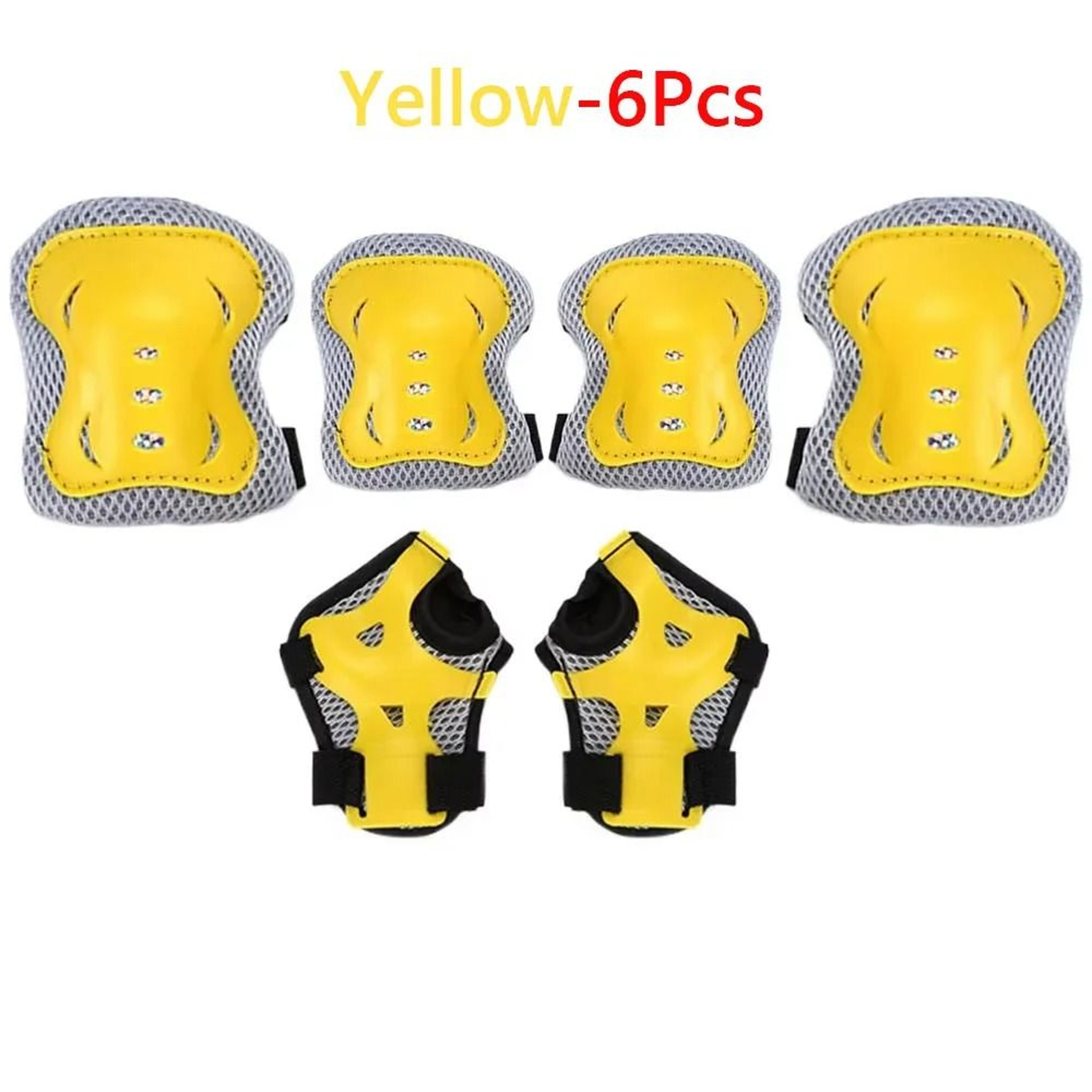 6in1 Kids Protective Gear Set Knee Pads Elbow Pads And Wrist Guards 13