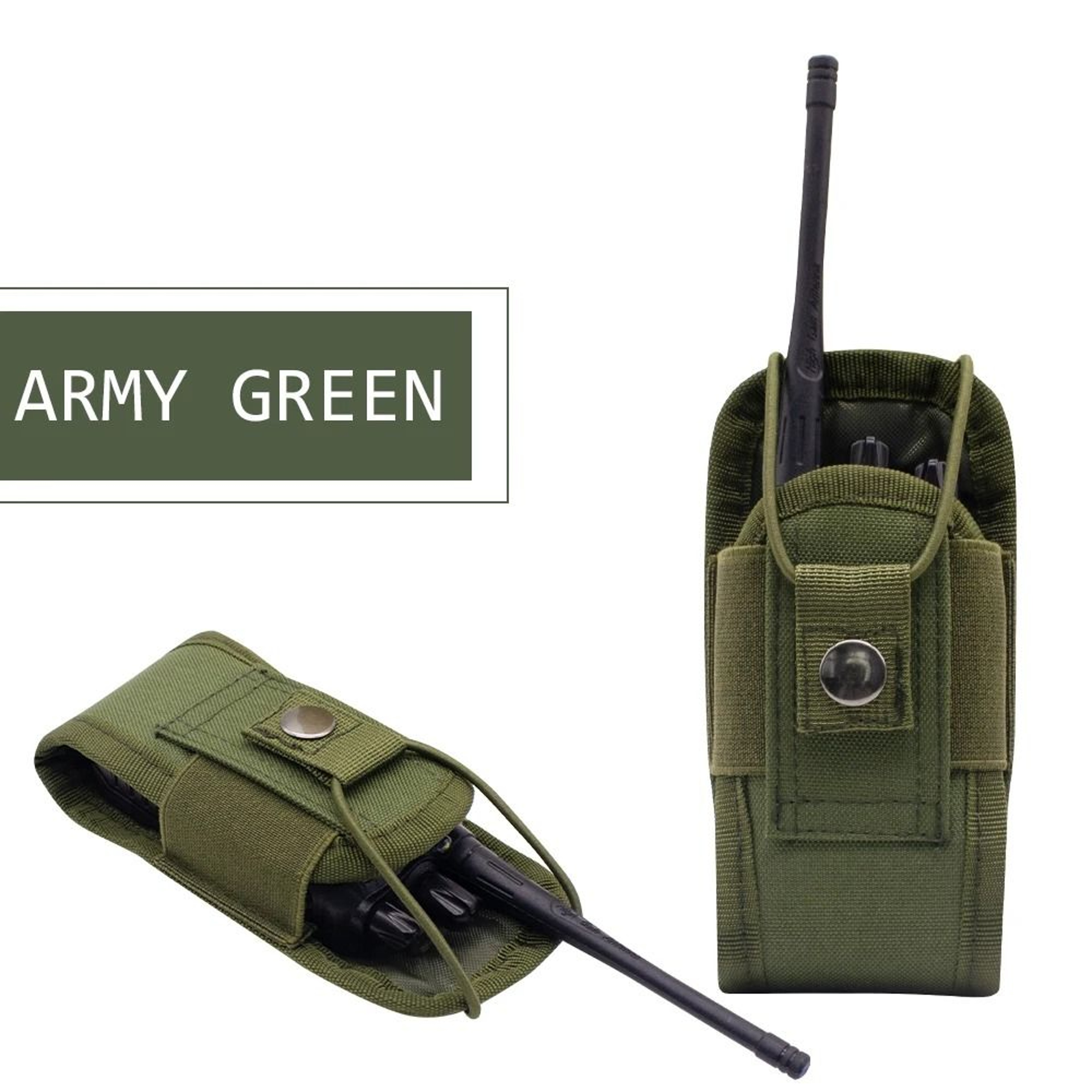 Tactical MOLLE Walkie Talkie Radio Pouch 8