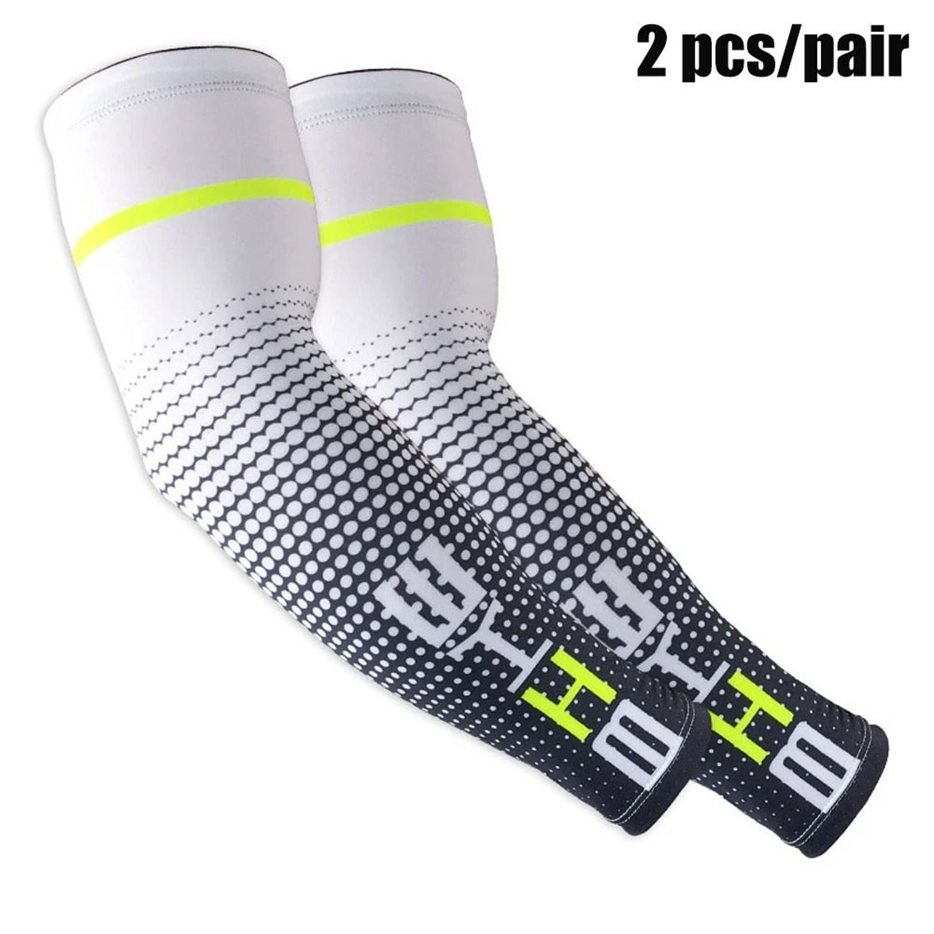 Unisex Cycling Running Sports Cooling Arm Sleeves 1 Pair 7